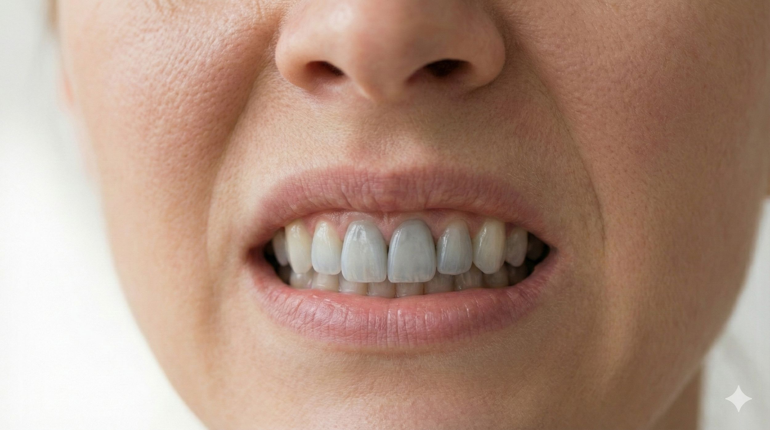 ¿Por qué algunas carillas se ven grises?