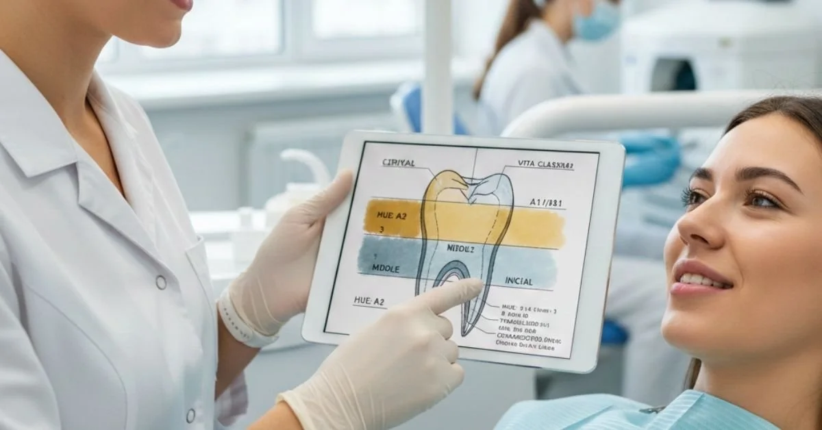 ¿Qué es un mapa cromático dental?