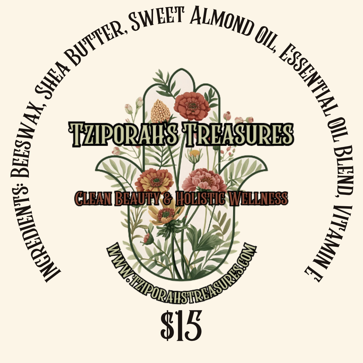 Botanical Solid Perfume: Roots & Rituals by Tziporah