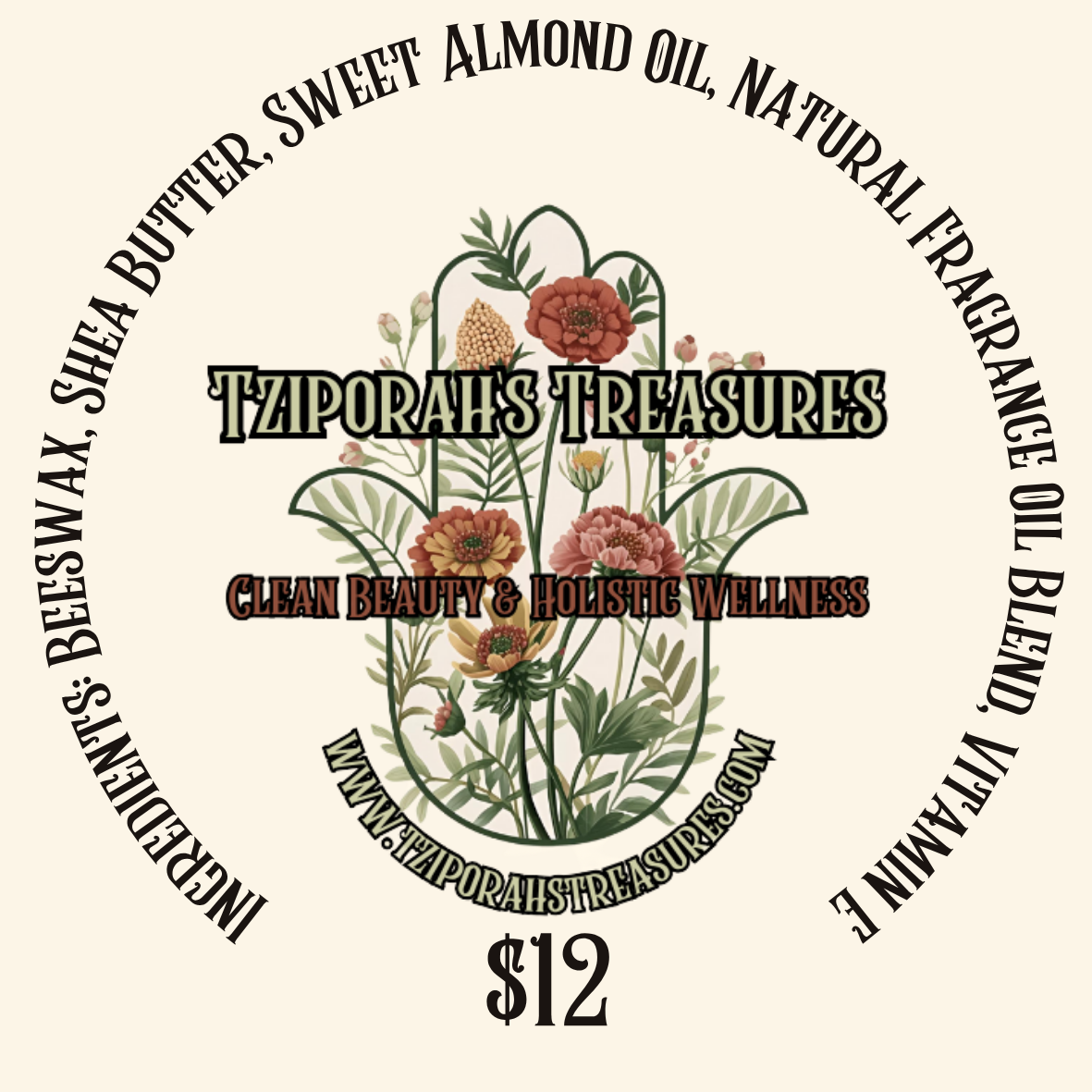 Signature Solid Fragrance: Roots & Rituals by Tziporah