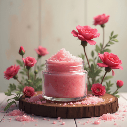 Himalayan Rose Salt Scrub: Roots & Rituals by Tziporah