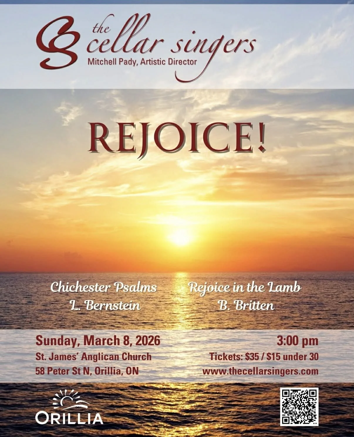 Leonard Bernstein’s Chichester Psalms and Benjamin Britten’s Rejoice in the Lamb