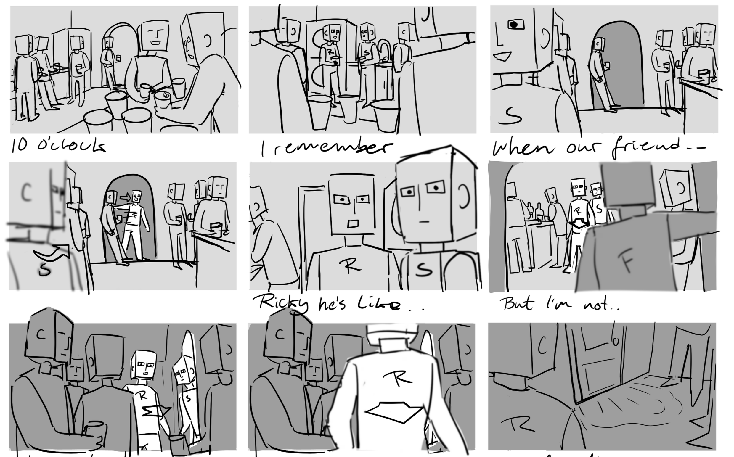 Storyboarding for                        Saga The Youngin