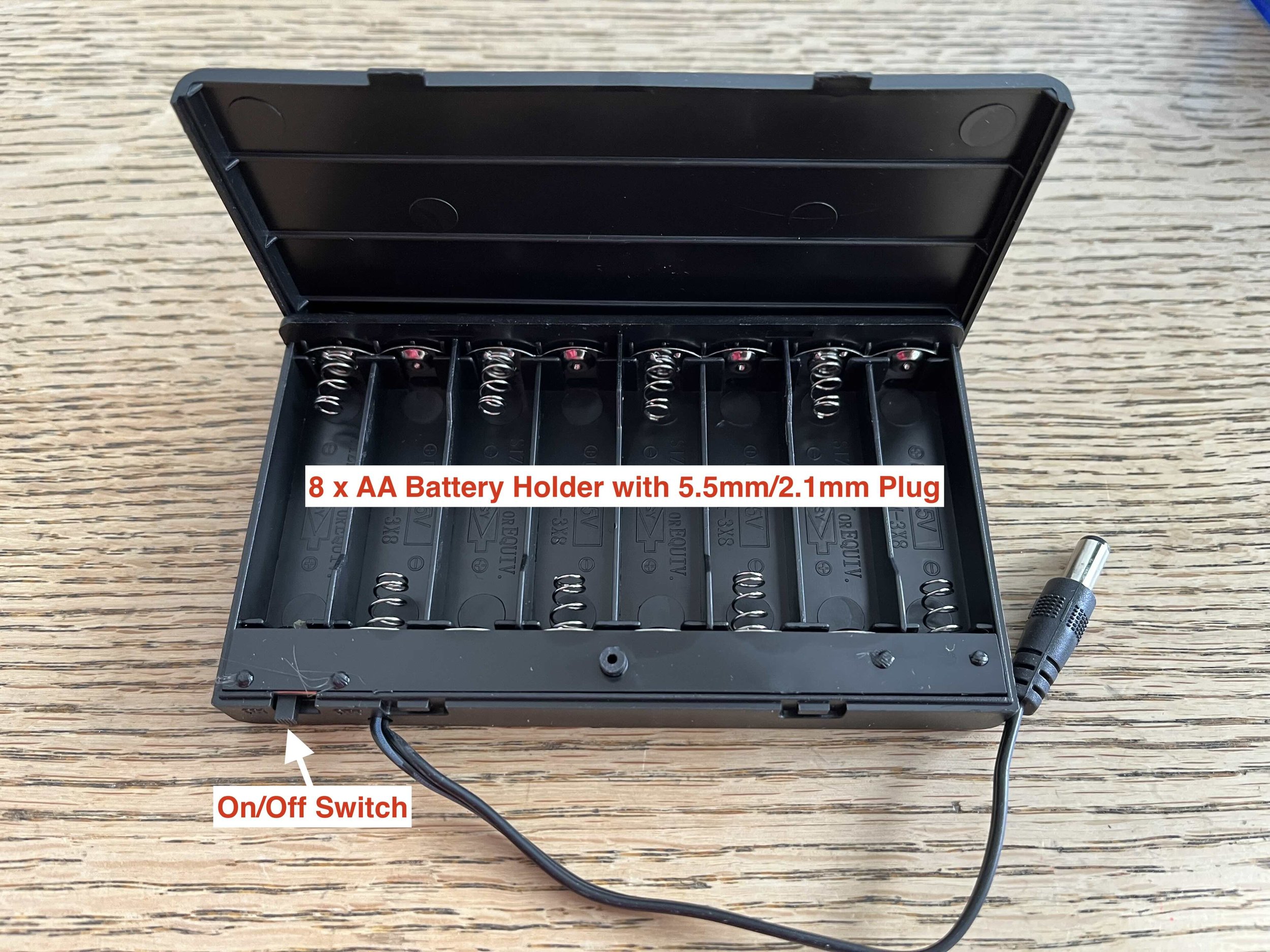 Arduino AA Battery Power Bank