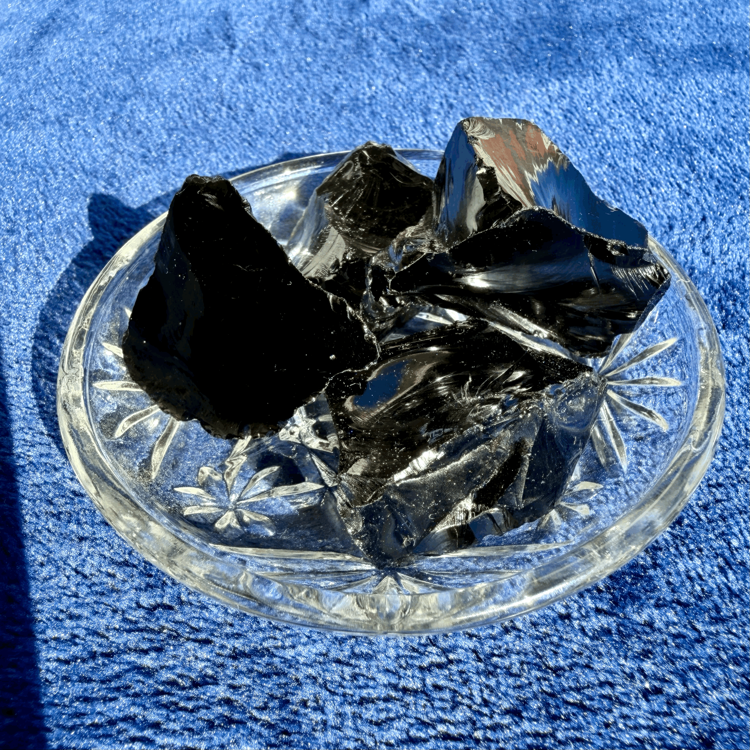 Black Obsidian Raw (AA Grade)  from Argentina