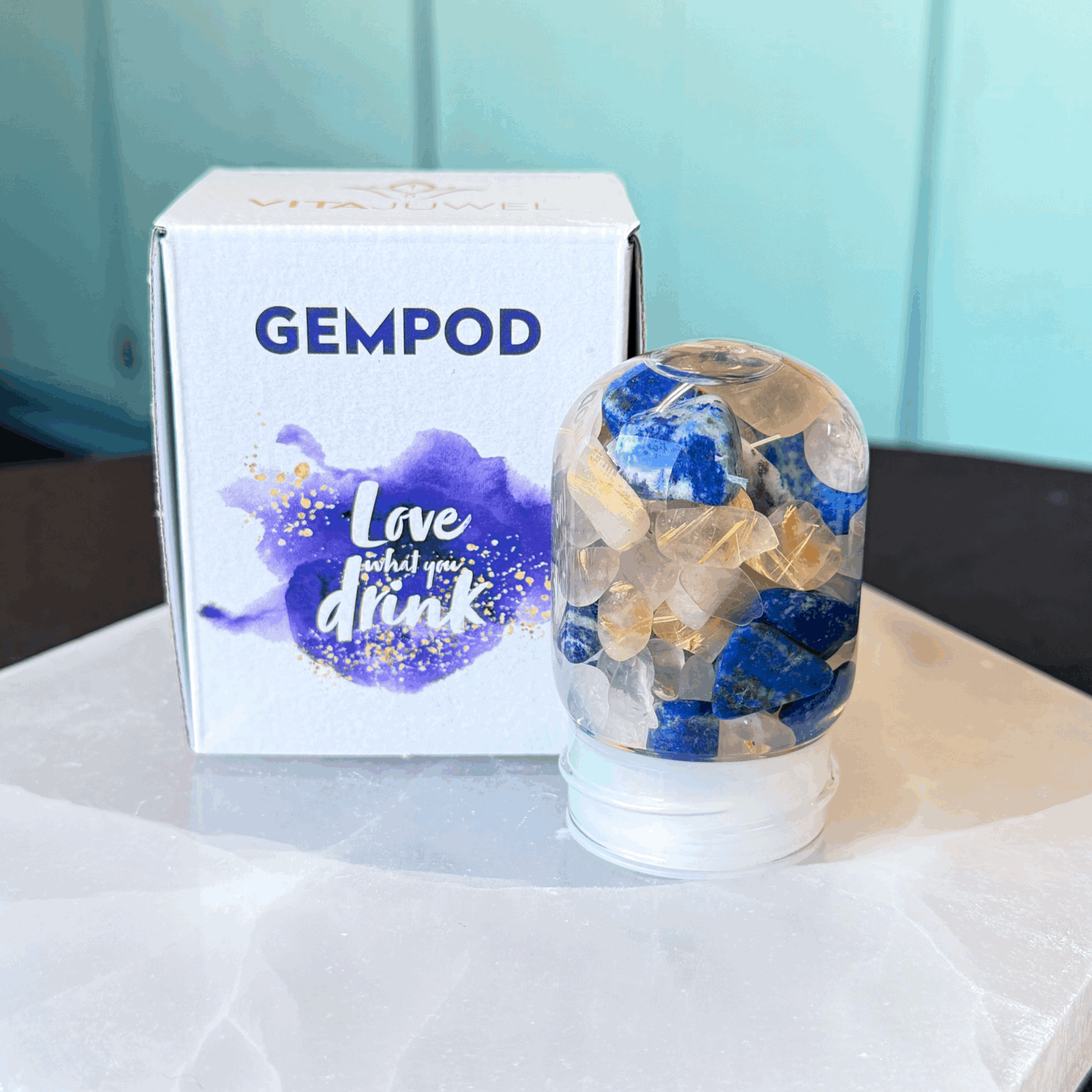 ViA Gempod INSPIRATION with Lapis Lazuli and Rutilated Quartz