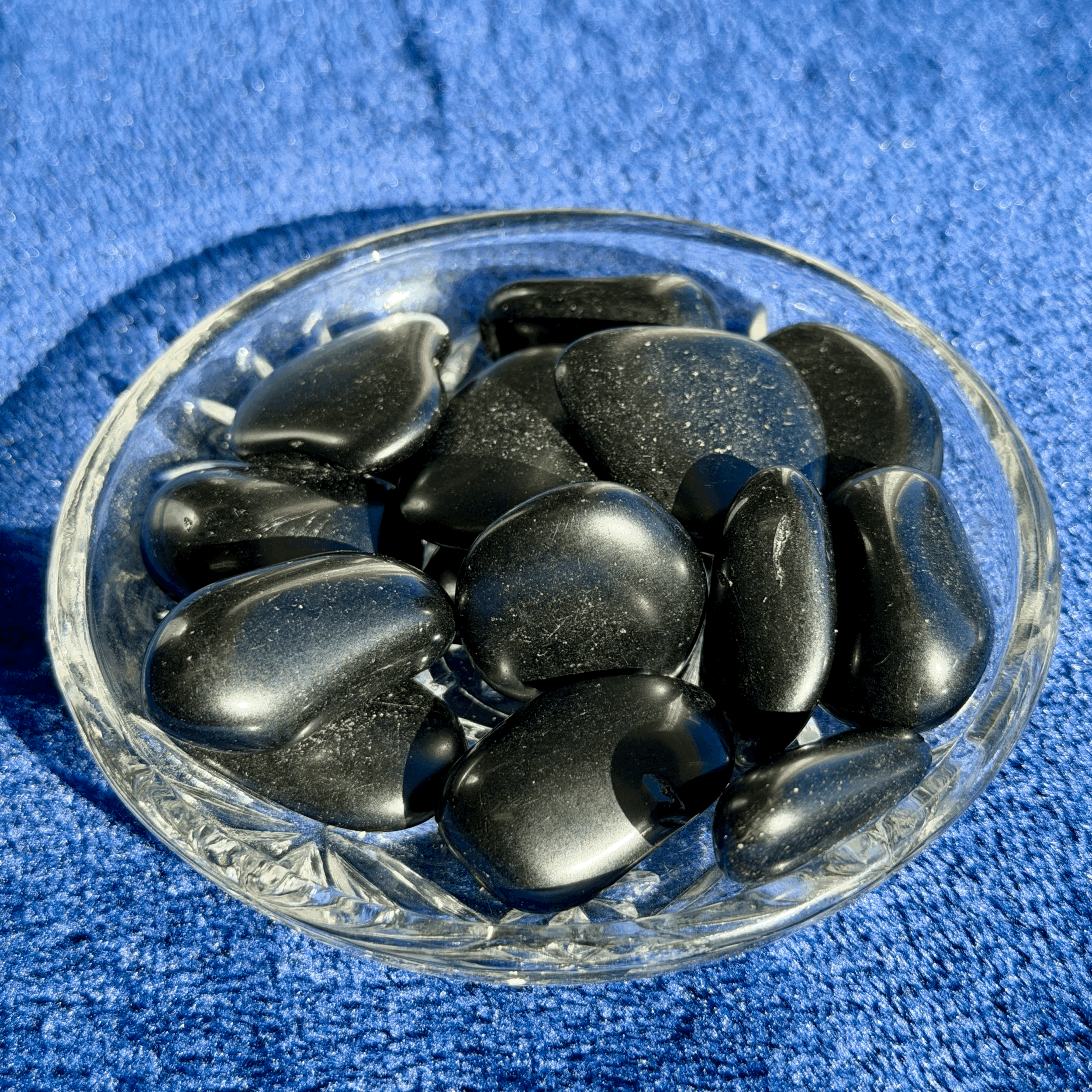 Black Obsidian Tumbled (AA Grade)  from Argentina