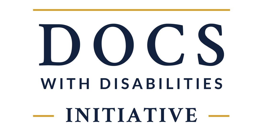 Docs With Disabilities Initiative logo