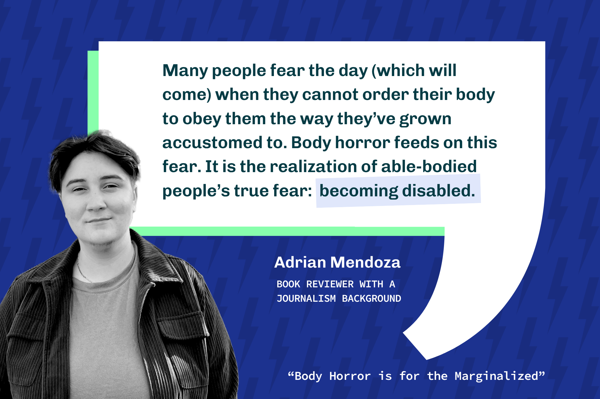 Body Horror is for the Marginalized