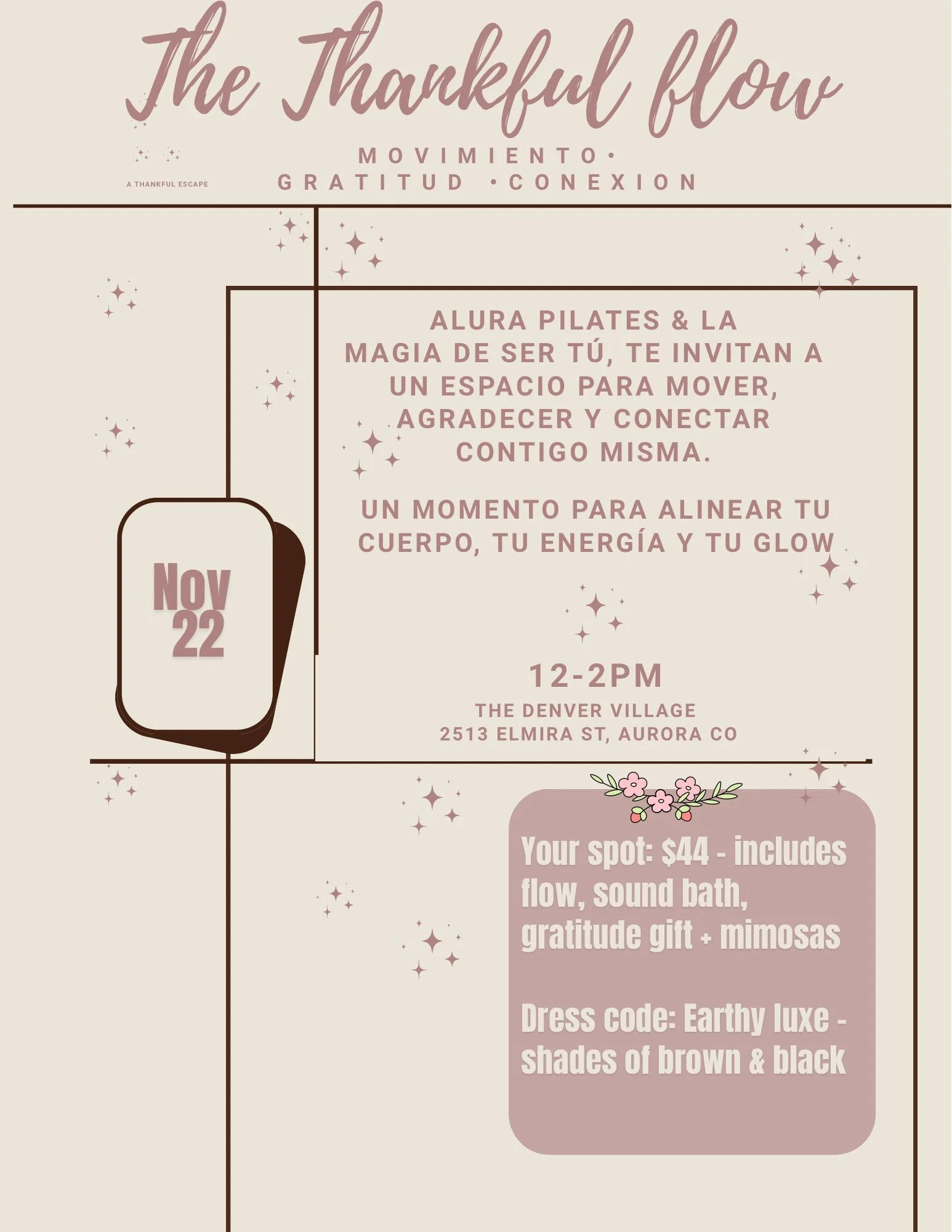 Friendsgiving Pilates &amp; Sound Healing