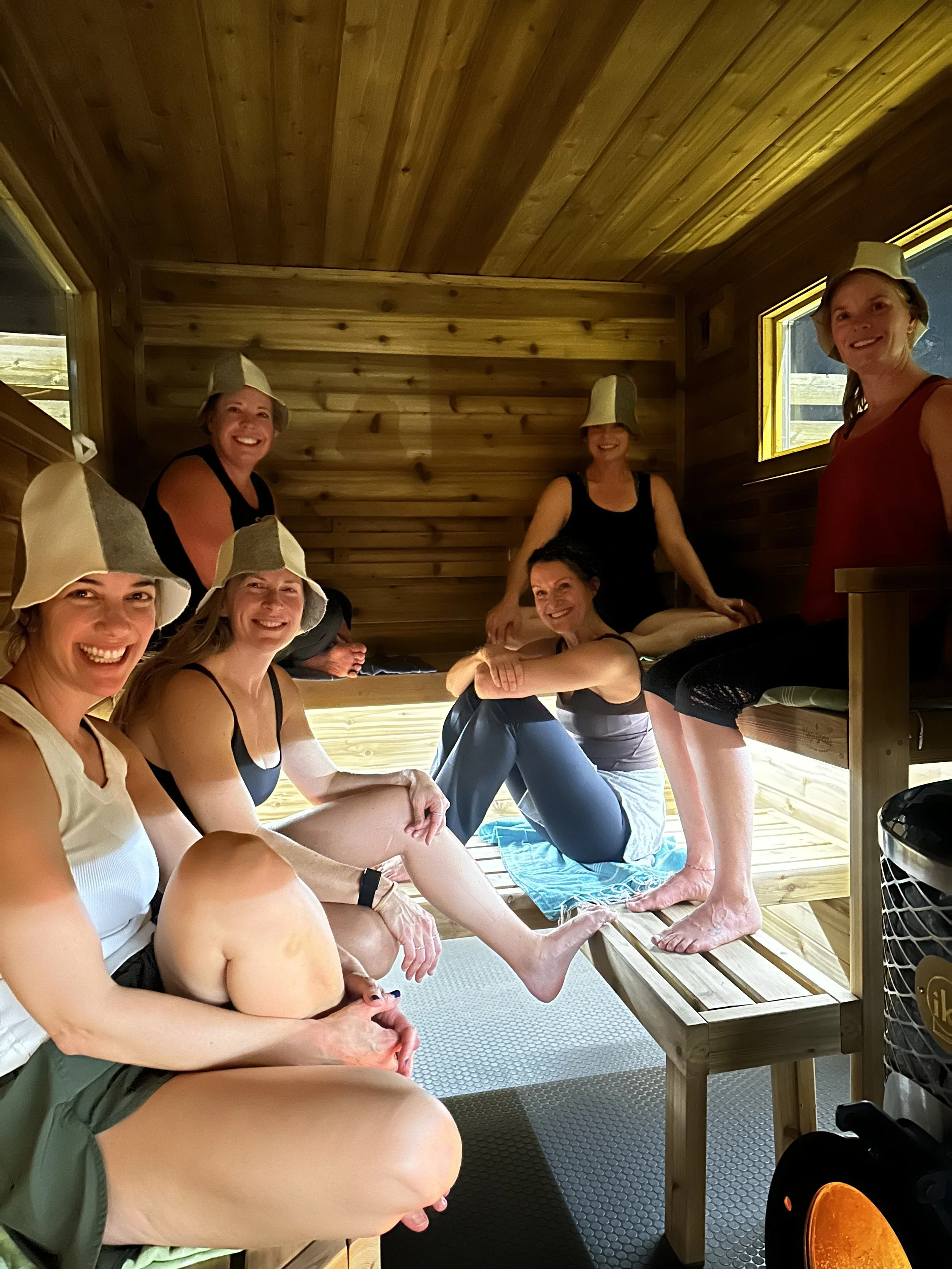 Flow &amp; Glow: Yoga + Sauna