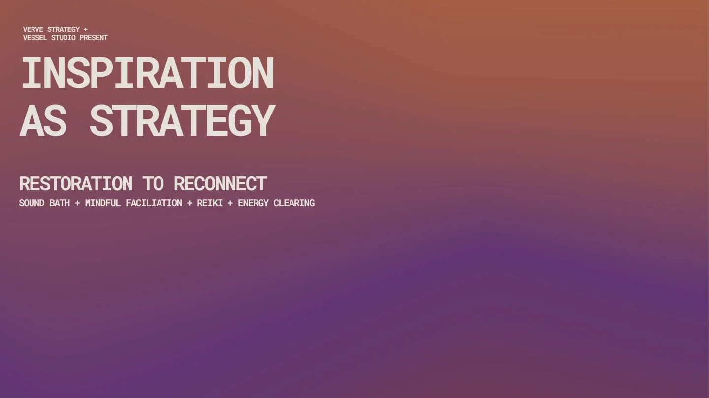 Inspiration as Strategy