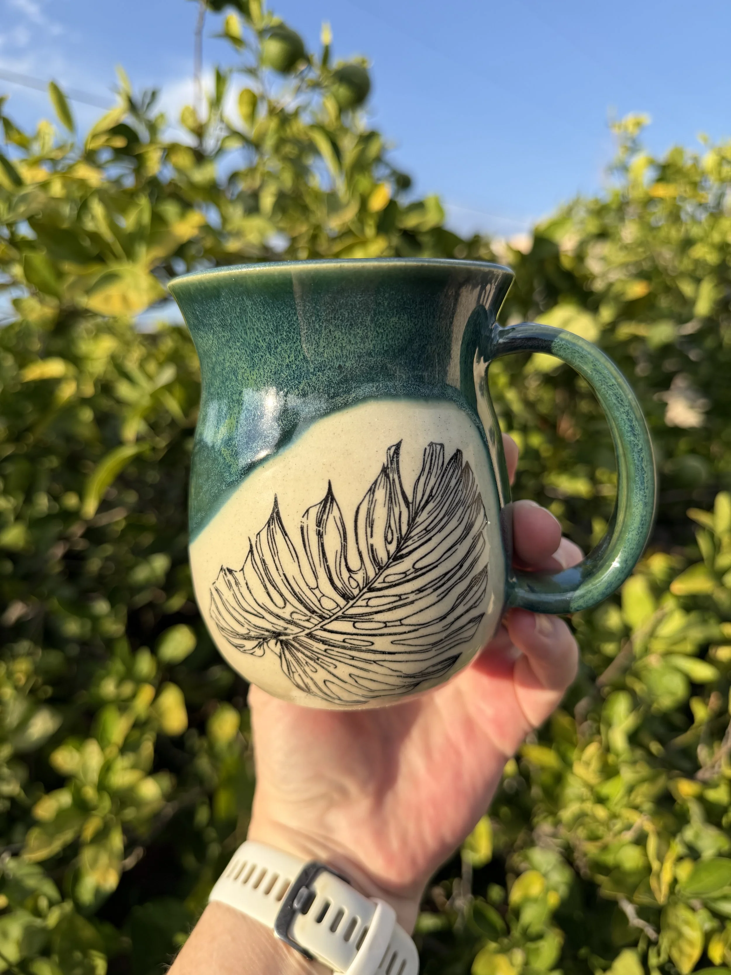 Monstera Mug
