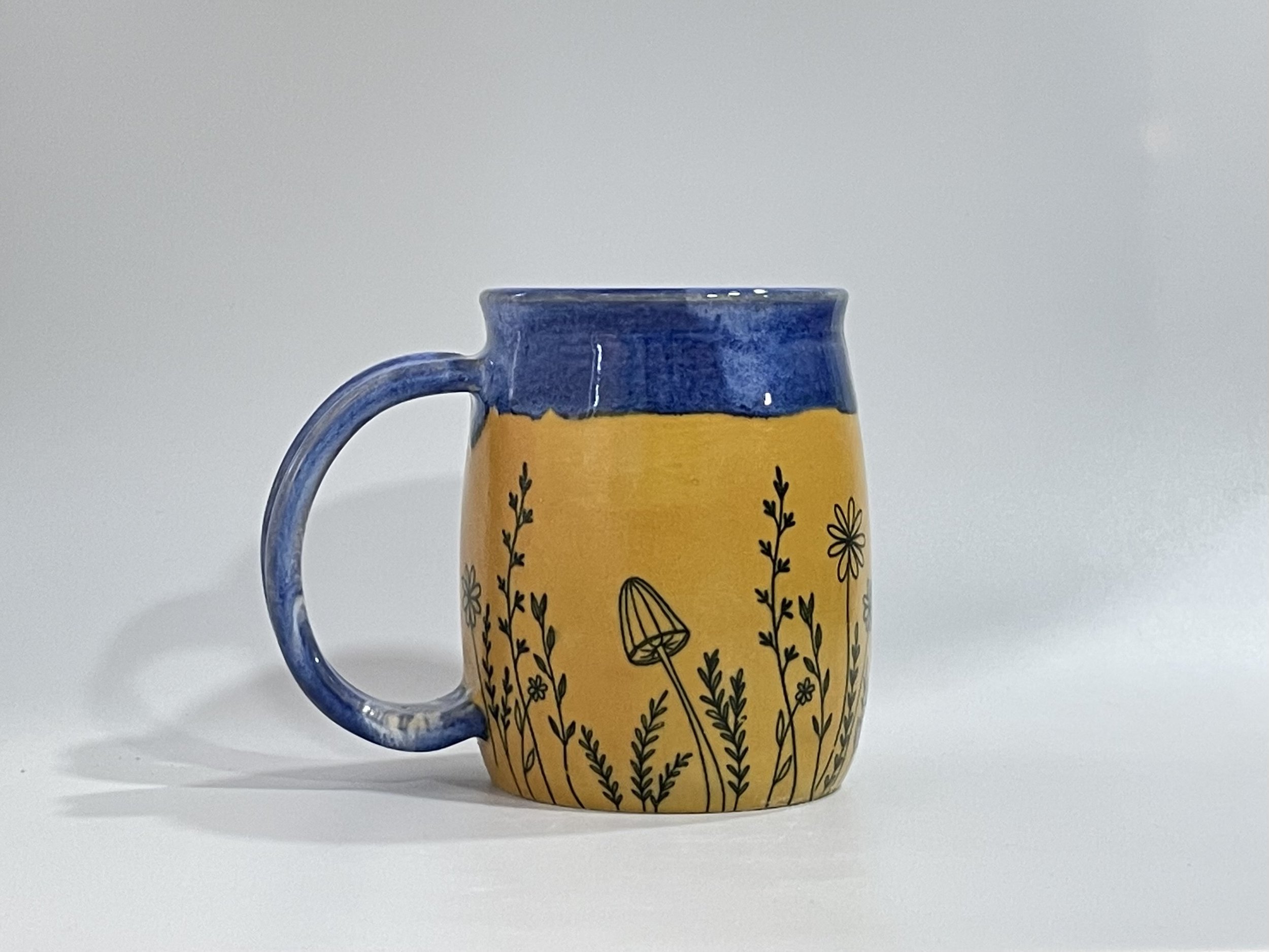 Wild Flowers and Shrooms Mug