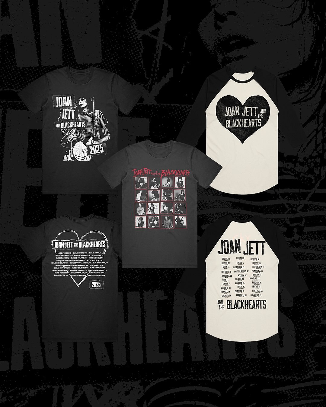 Major client alert! I recently had the honor of designing for none other than the legendary @joanjett. Back in high school, a guy at a convention once told me I looked like Joan - now, all these years later, it&rsquo;s surreal to have had the opportu