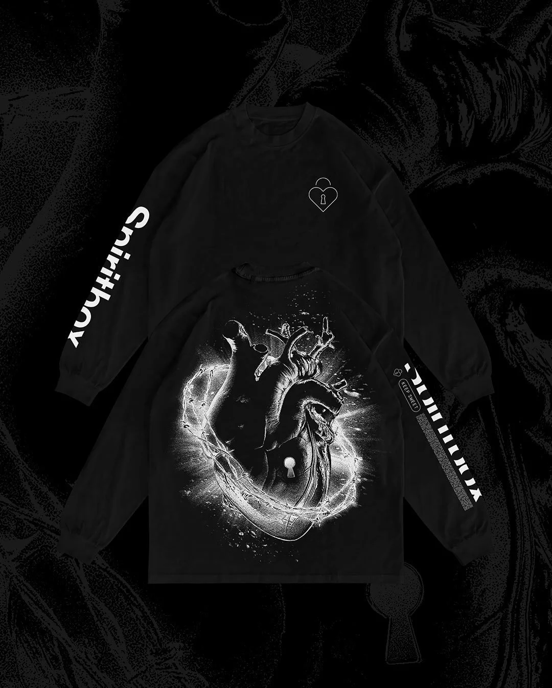 I am back from the busiest two weeks of my life to share this new Keep Sweet longsleeve for @spiritboxmusic, available now in their online store. 🖤 

For project inquiries, please email hello@leannawhite.com
-
#artdirection #graphicdesign #merchdesi