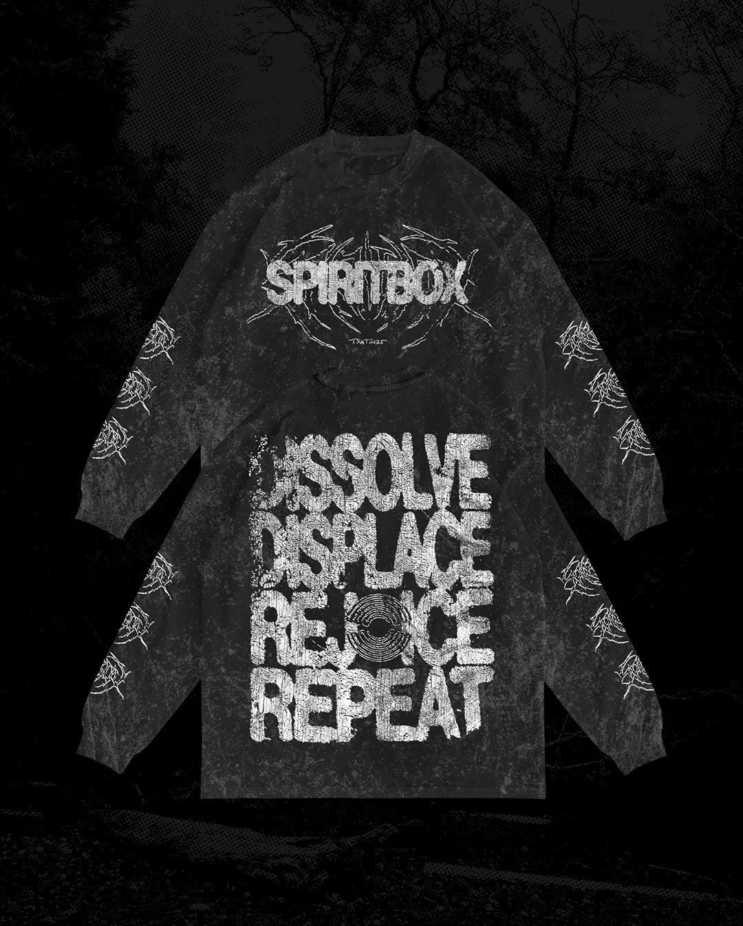 When I first heard #blackrainbow, I knew I had to create a lyric-driven piece for part two of the @spiritboxmusic Tsunami Sea tour. I really enjoyed pushing into grittier textures for this one. Available now exclusively on tour. 🖤🌈

For project inq