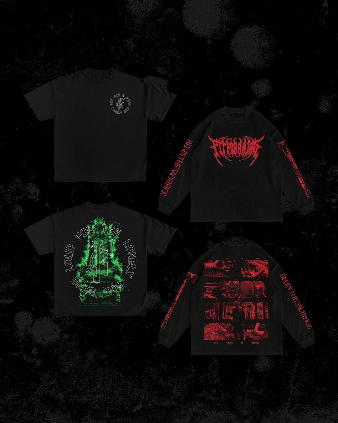 Excited to share a couple of new pieces I designed for @fitforakingtx. I&rsquo;ve been working with these guys for years, and I&rsquo;m always glad when I&rsquo;m called back to work on some new stuff. This tee and longsleeve is available on the Lone