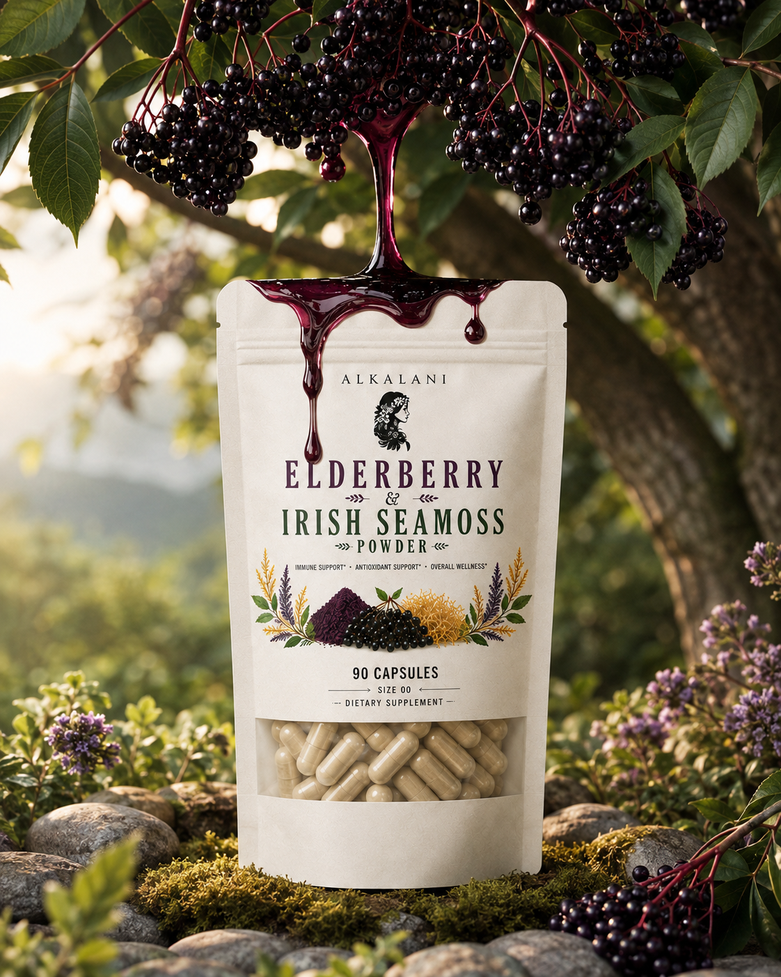 Elderberry & Irish Sea Moss Capsules
