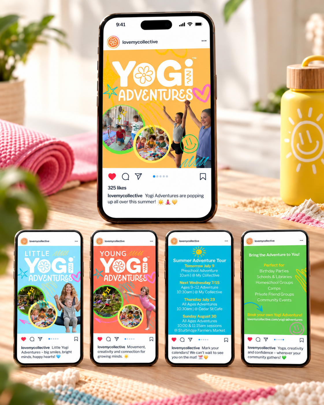 SOCIAL MEDIA CAMPAIGN
A coordinated series of social graphics created to promote programs, events and private bookings.