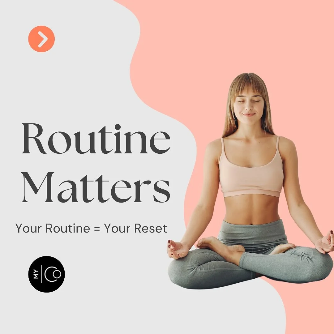 ✨ Routines are our friends ✨ Life comes fast &mdash; work, kids, to-dos&hellip; before you know it, you&rsquo;re running on empty. That&rsquo;s why routines matter. 
A regular yoga routine: 💫 Resets your nervous system 💫 Boosts energy + focus 💫 Bu