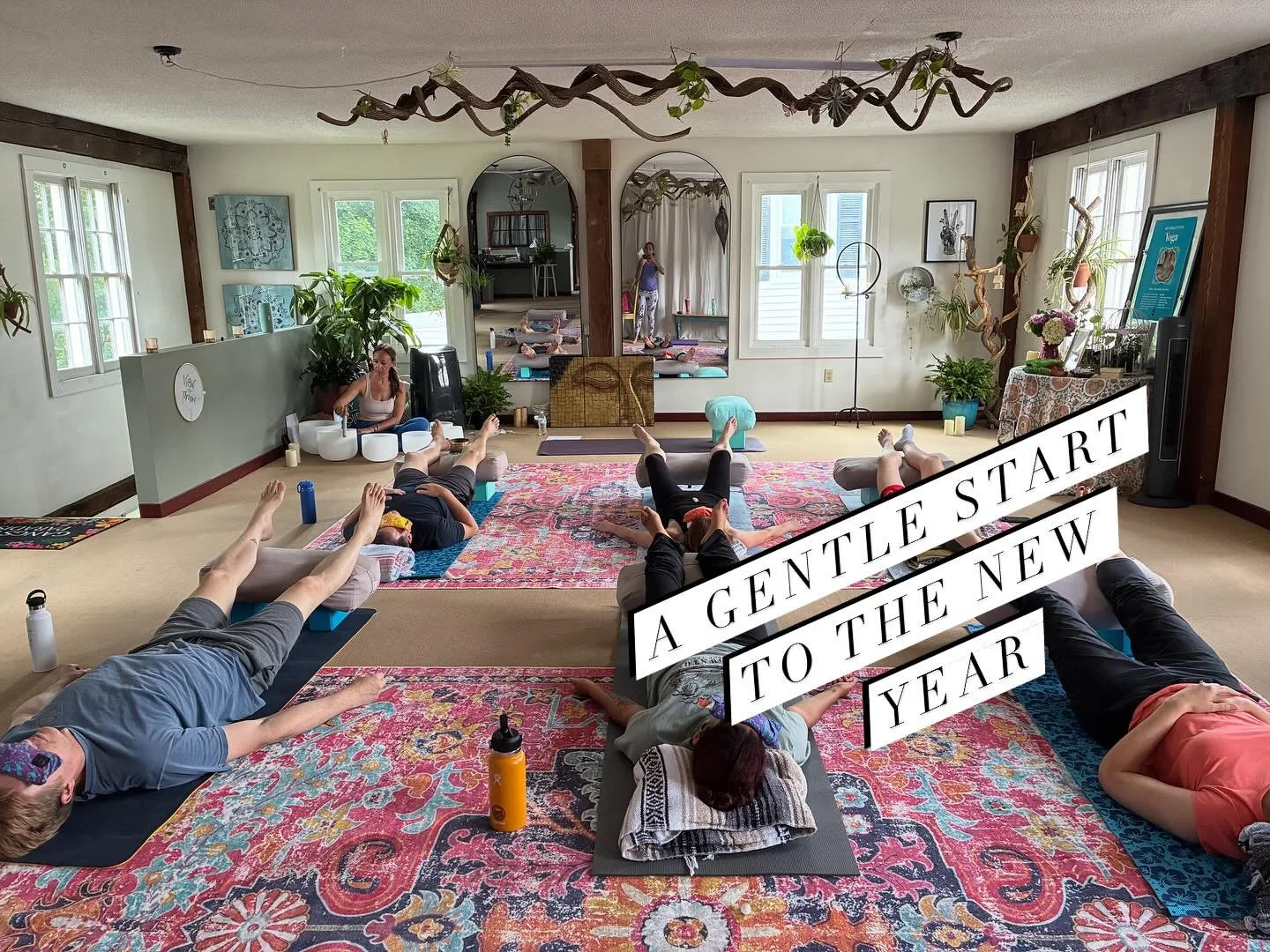 Happy here. Happy now 🤍
The new year is an invitation to come back to yourself &mdash; not all at once, but gently.
At My Collective, we support you in creating a routine that feels grounding, calming, and real.
Join us for classes and special reset