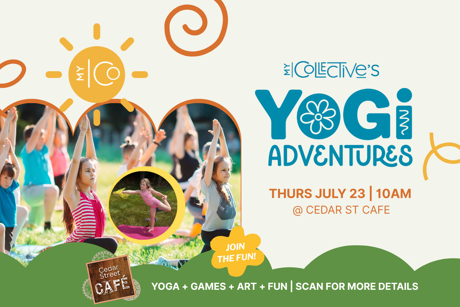 Yogi Adventures Pop-Up | Cedar St Cafe 
