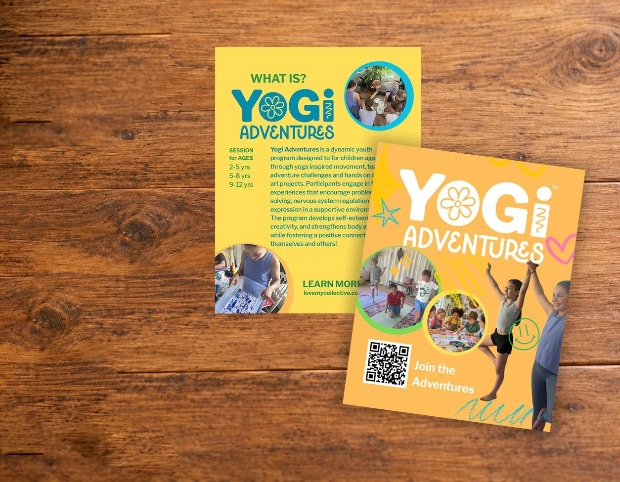 PRINT COLLATERAL
Informational cards and promotional materials designed to introduce the program and encourage sign-ups.