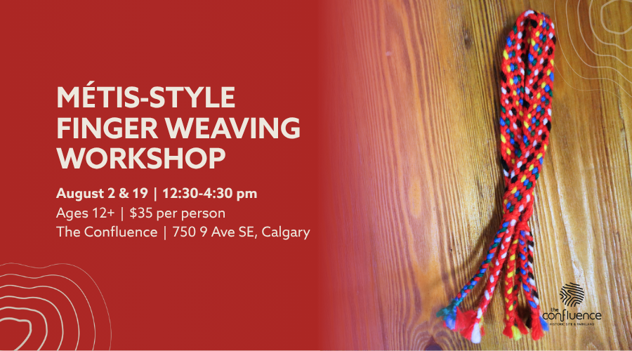 Métis-style Finger Weaving Workshop 