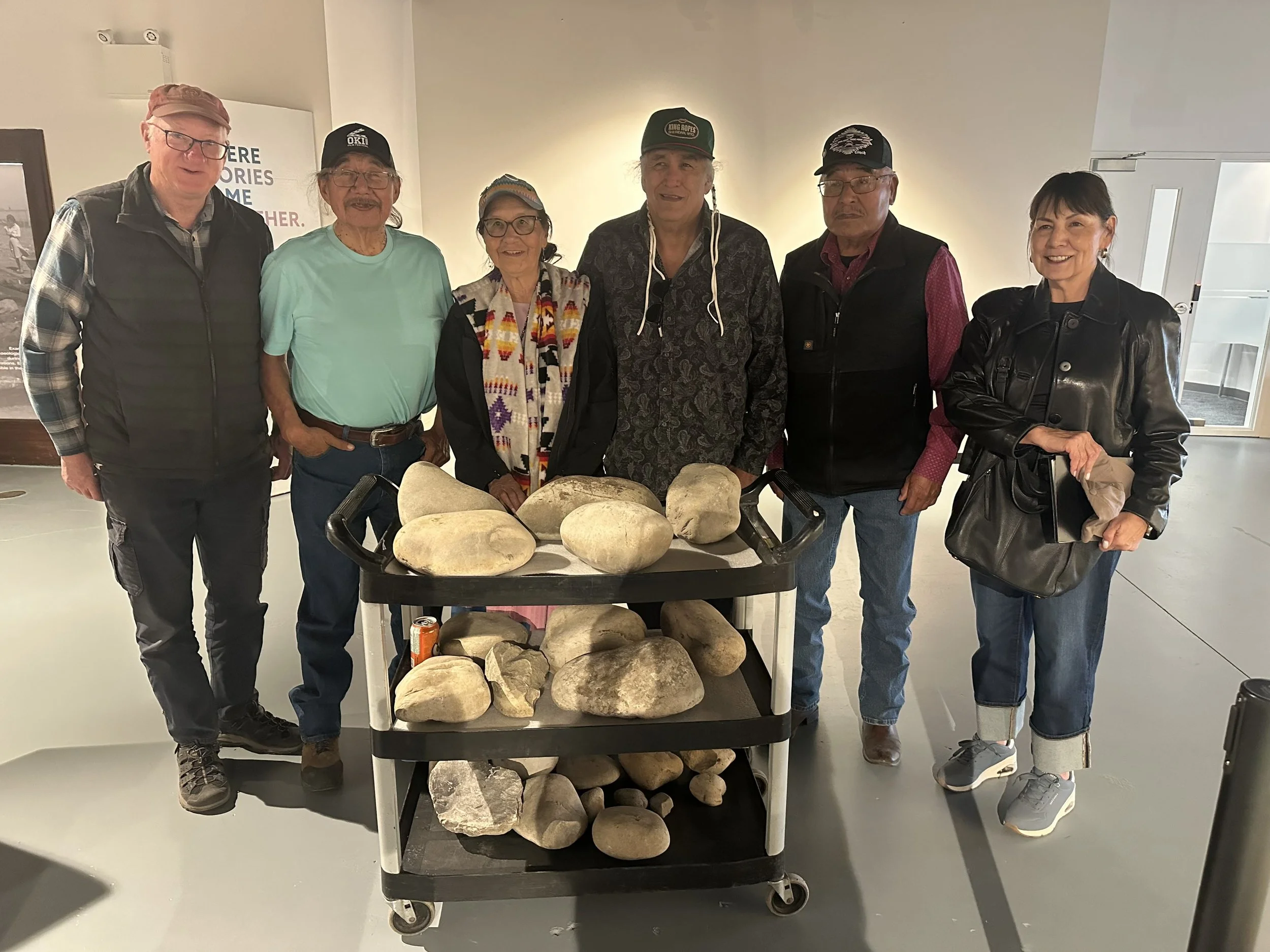 New Tipi Stone Exhibit Opens at I'táámito'táaattsiiyio'pi