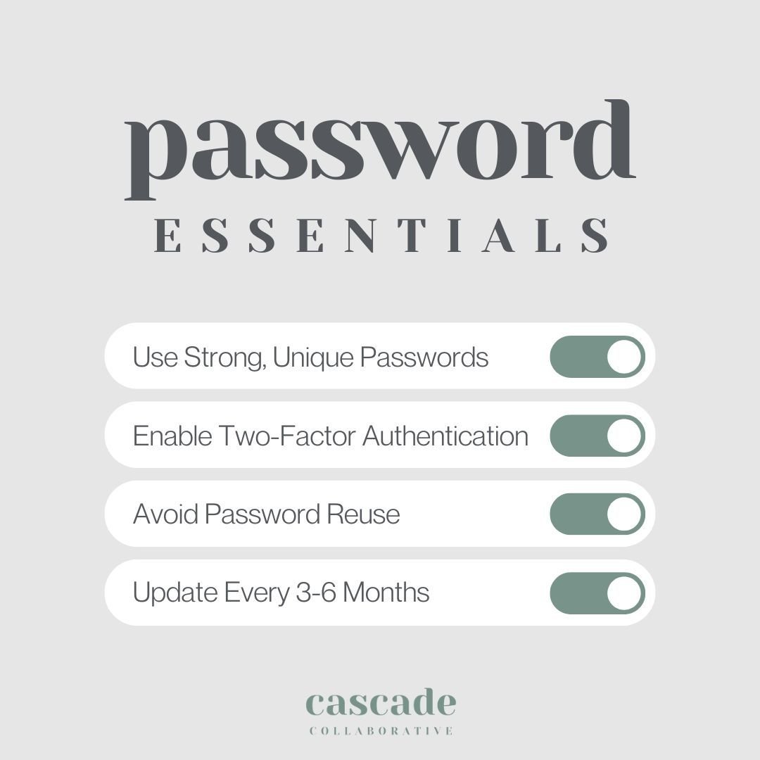 🌐🔒 It's World Password Day, and we're sharing essential tips to keep your online accounts secure:
1️⃣ Use Strong, Unique Passwords: Create passwords with at least 12 characters, mixing letters, numbers, and symbols. 
2️⃣ Enable Two-Factor Authentic