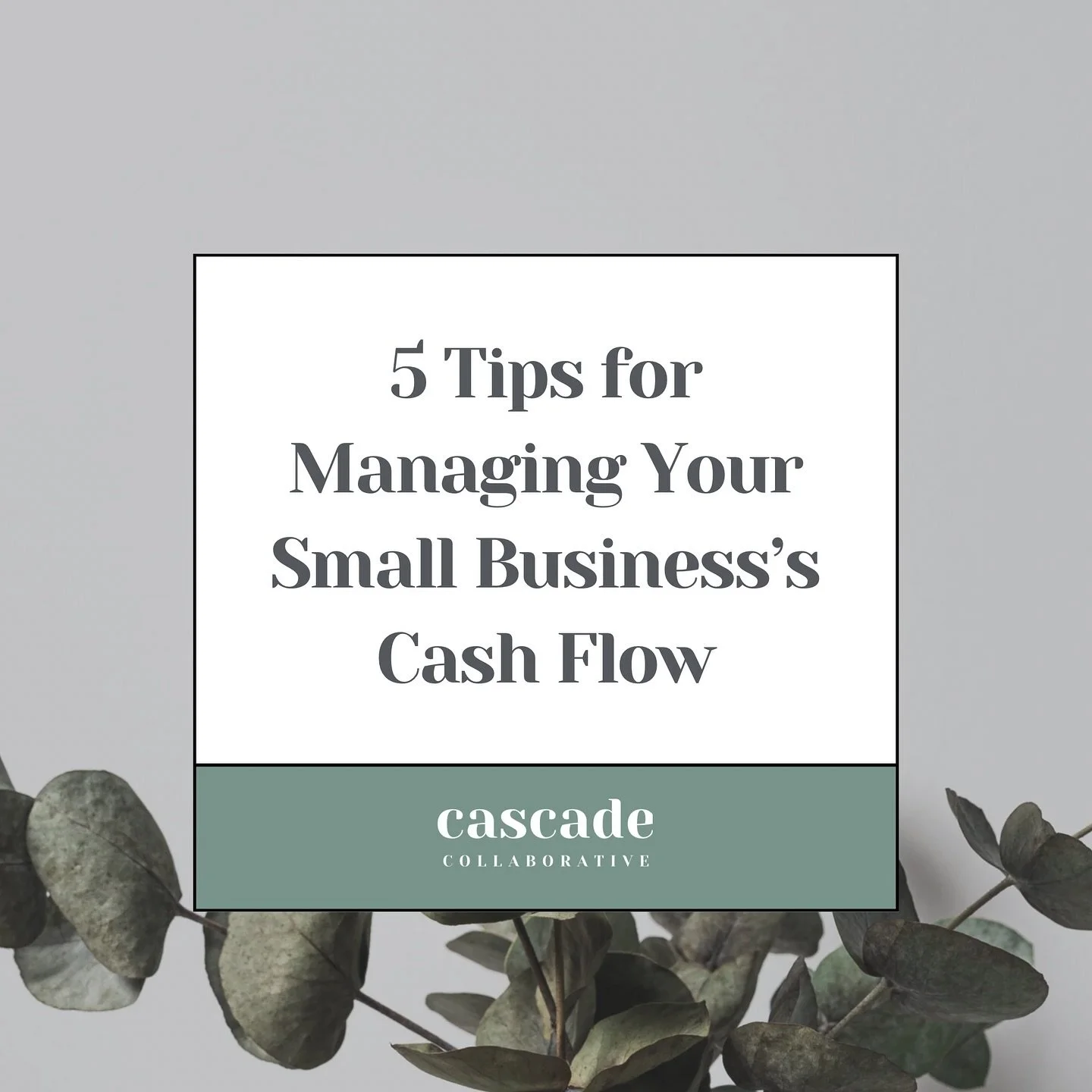 💰 5 Tips for Managing Cash Flow 💰

Effective cash flow management is crucial for the health and longevity of your business! Here are five strategies to keep your finances in check:

1️⃣ Monitor Your Expenses Closely: Stay informed about where your 