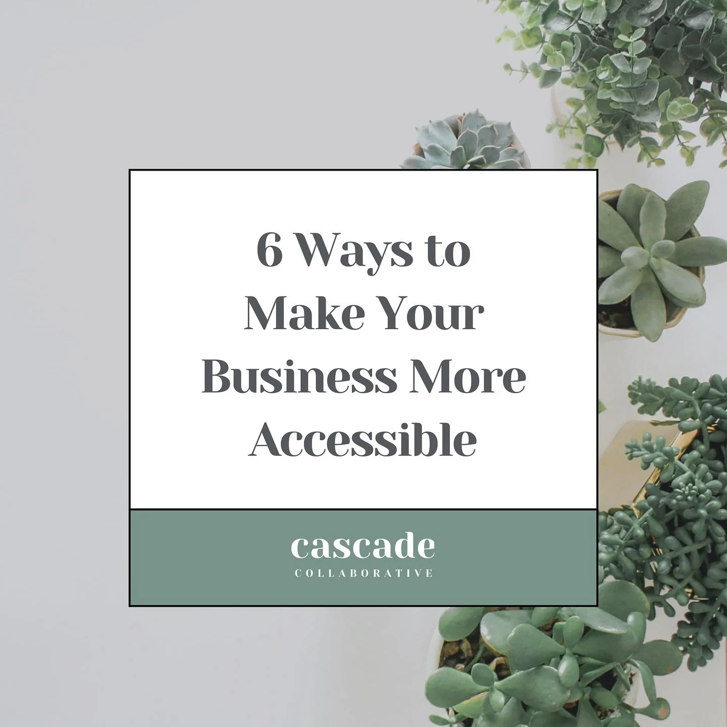 🔑 6 Ways to Make Your Business More Accessible 🔑

Accessibility isn&rsquo;t just a feature; it&rsquo;s a commitment to inclusivity and respect for everyone who interacts with your business. From your website to your workplace, small, thoughtful adj