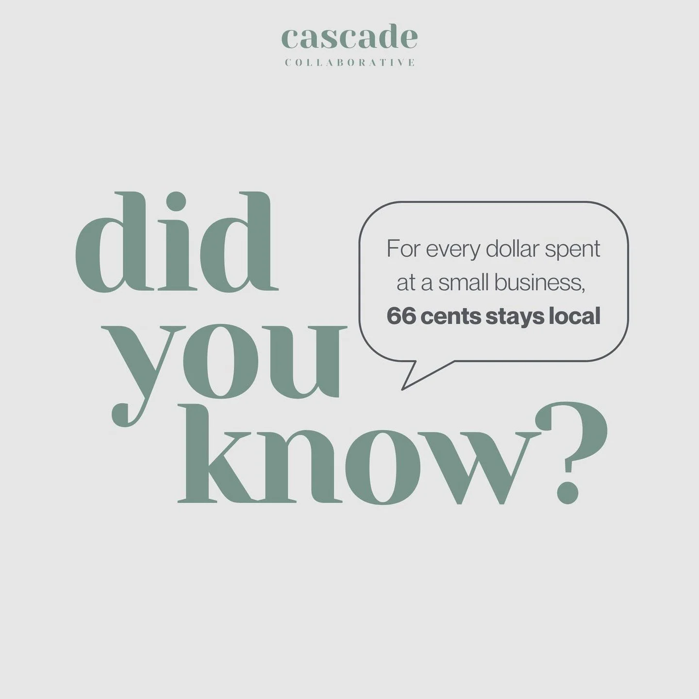 🛍️ Did You Know? For every dollar spent at a small business, an average of 66 cents stays within the local community, according to data from the Canadian Federation of Independent Business (CFIB). 

Compare that to just 11 cents when shopping with l