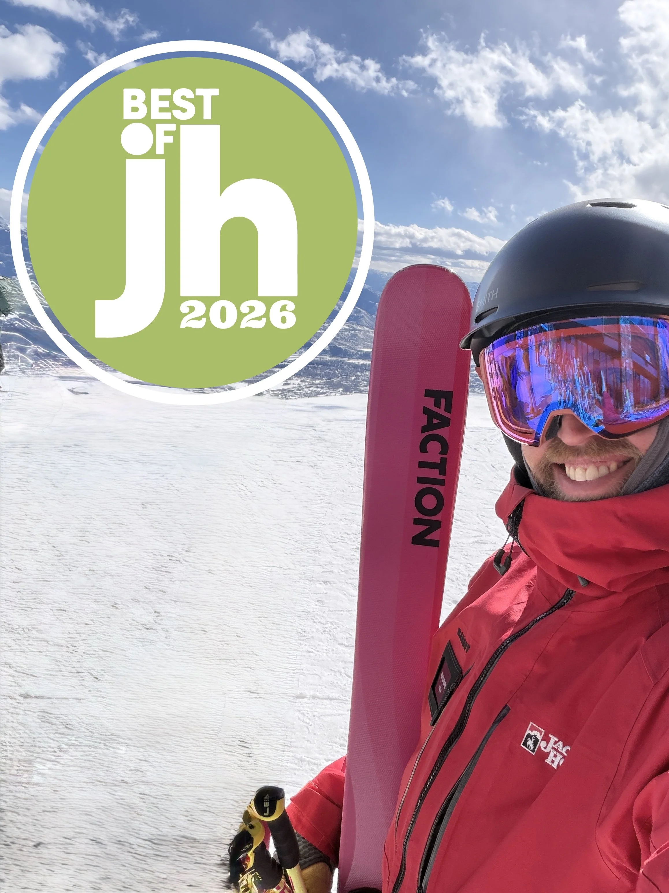 Jared Schoening teaching skiing at Jackson Hole Mountain Resort