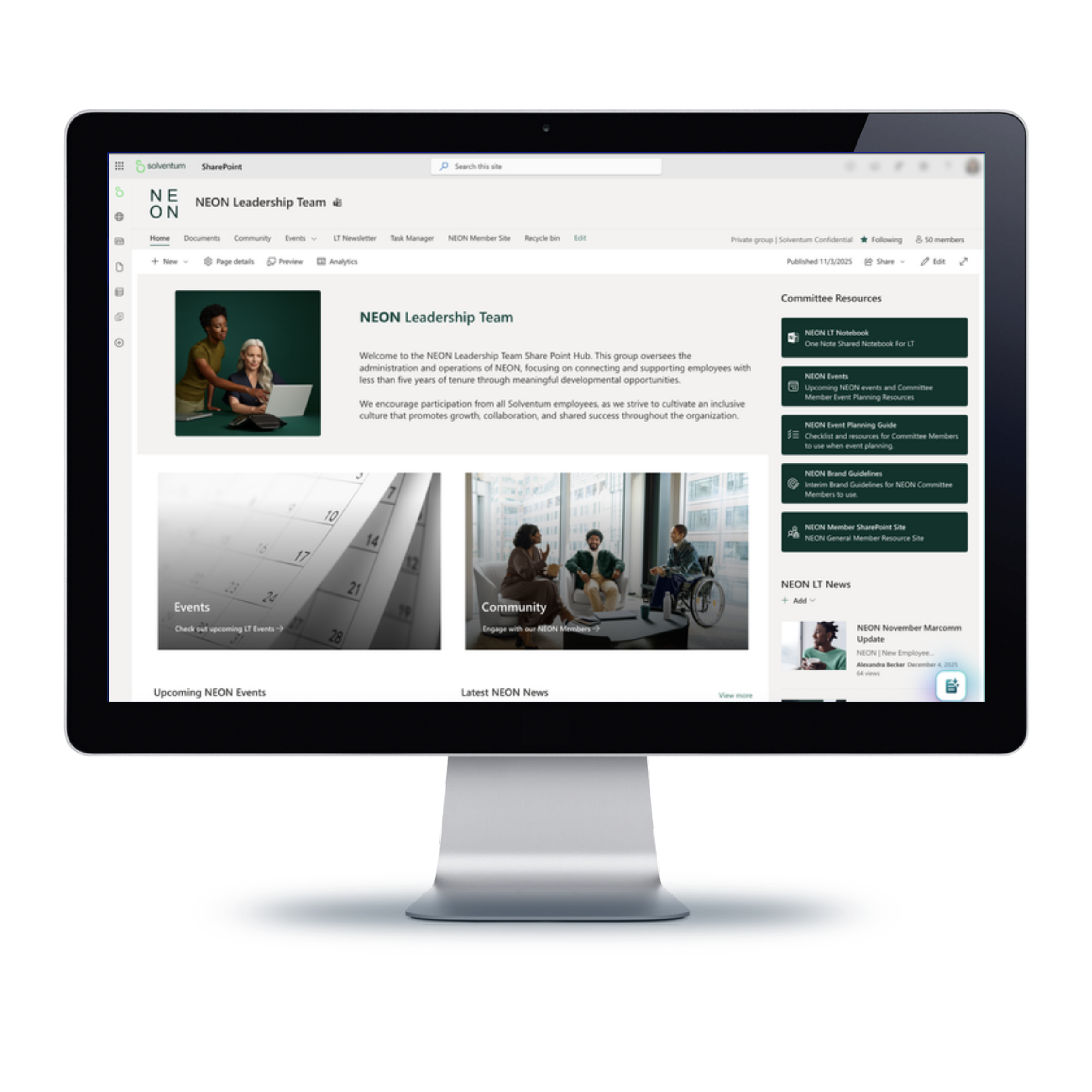 Solventum™ NEON ERG Community