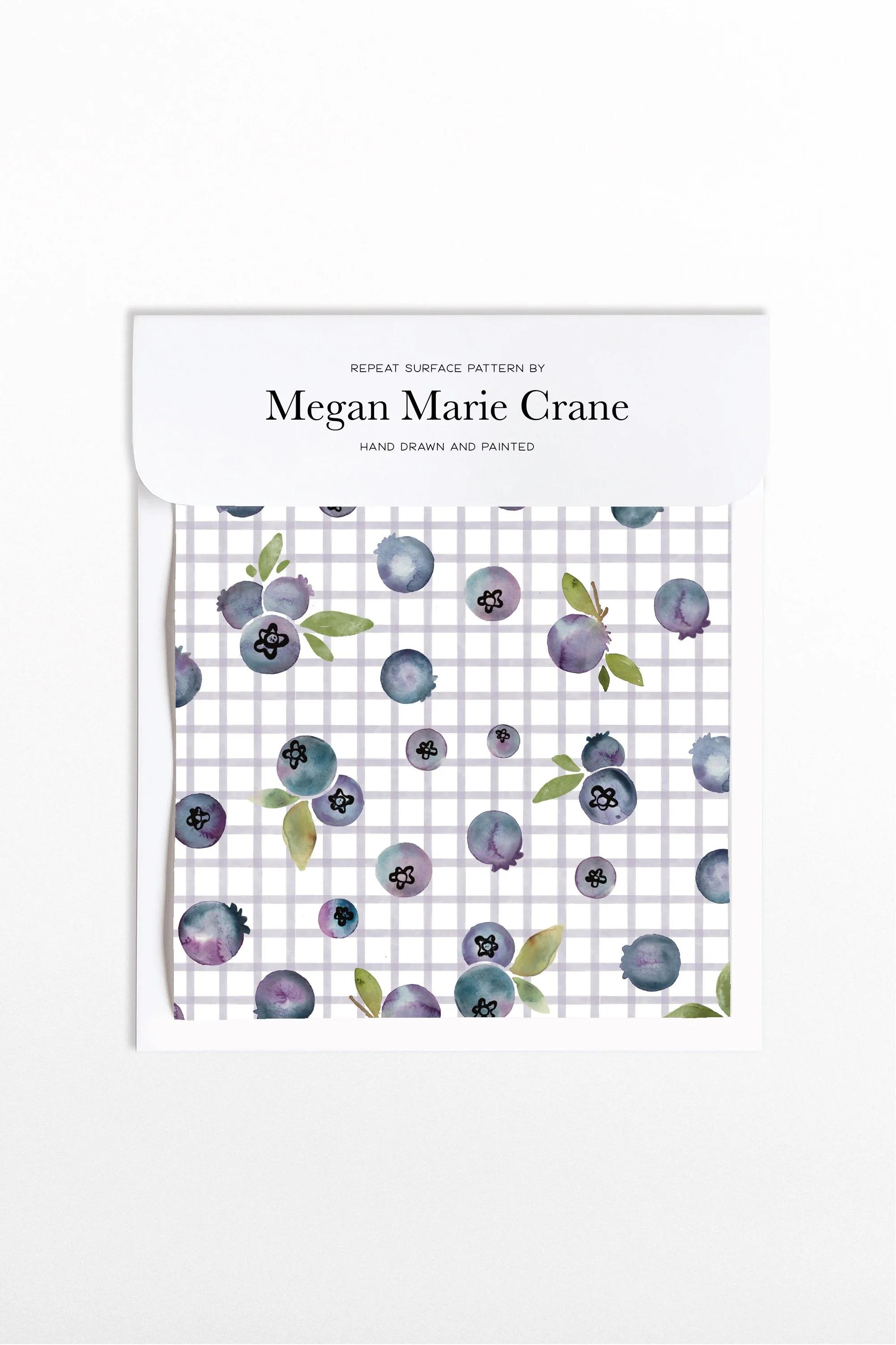 Blueberries Plaid - Purple