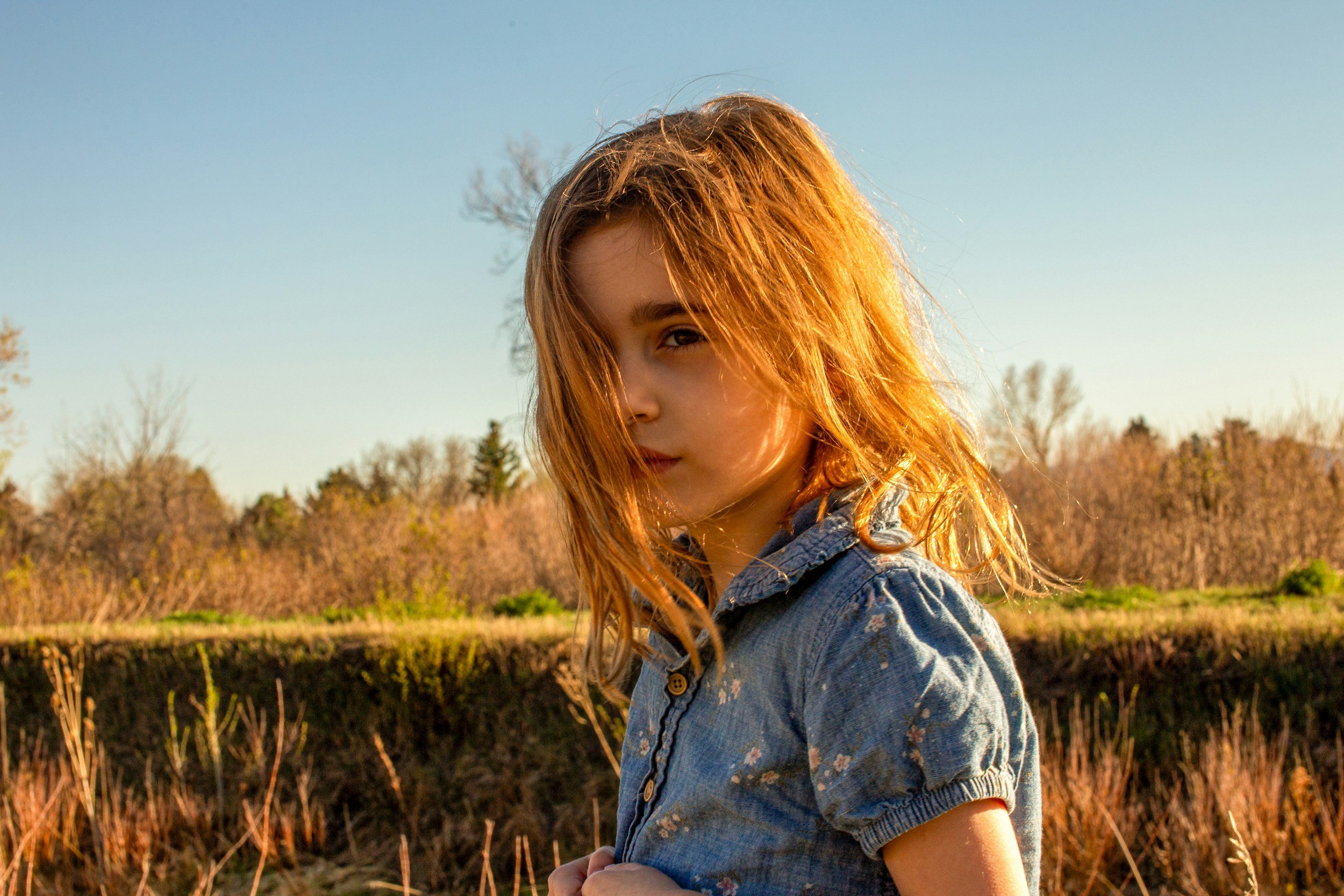 grade school aged girl