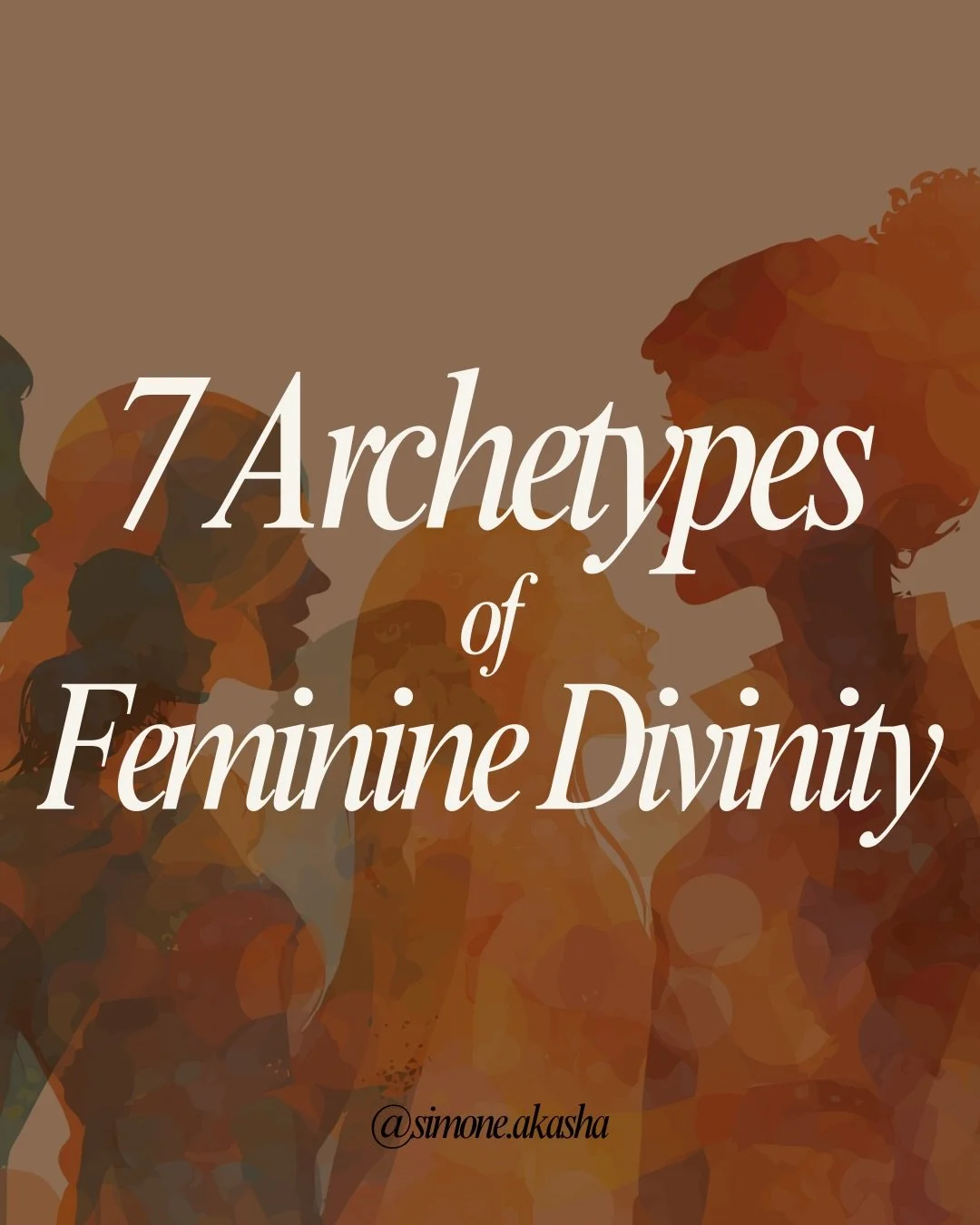 🌸Maiden 🤲🏾Priestess 🌹Lover 🙇🏾&zwj;♀️Mother 👑Queen 🧿Mystic 🧙🏾&zwj;♀️Sage &mdash;each carry a distinct frequency that we can call upon when wanting to express various aspects of our divinity.

Embodying these archeypes allows us to embrace th