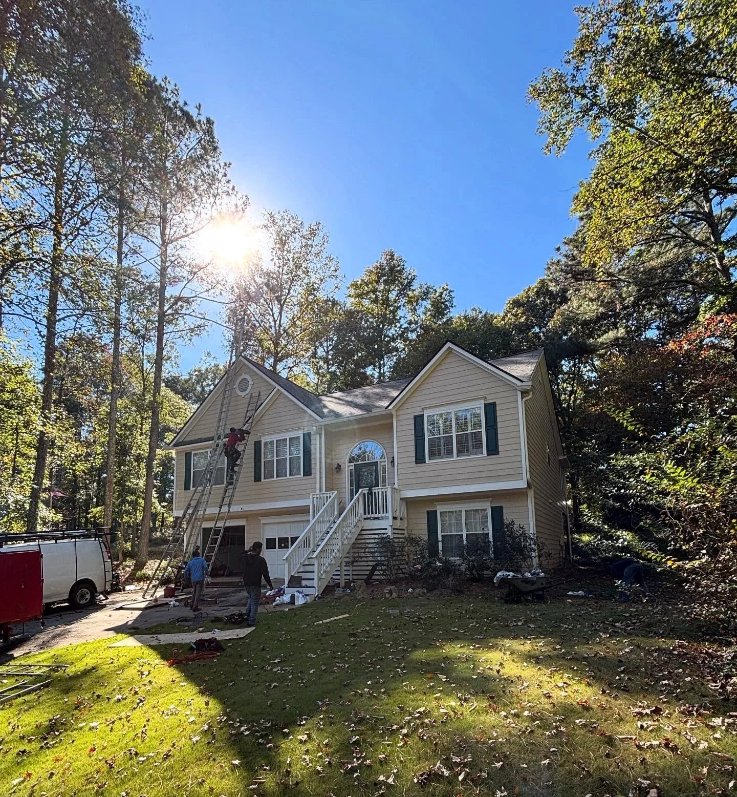 Full Roof Replacement 🔨
New GAF 30-Year Architectural in Weathered Wood 🌤
Perfect upgrade clean, durable, and built to handle Georgia weather.

📍 Kingdom Contractors LLC
📞 678-558-1457