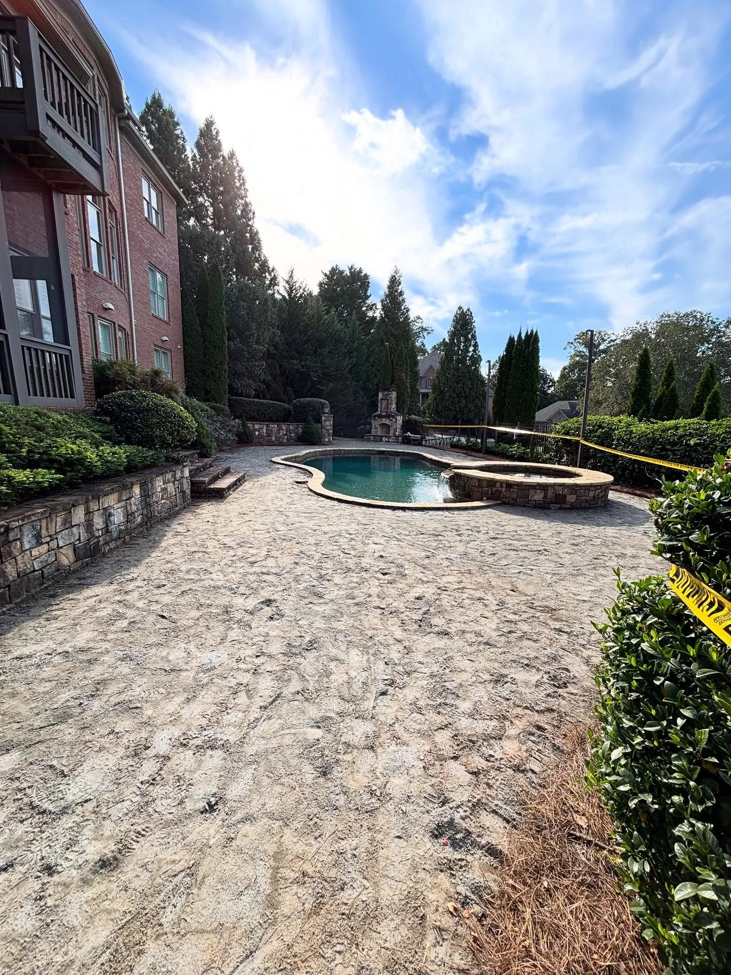 HOA didn&rsquo;t allow us to use the bobcat to pick up the old pavers&hellip; but here at Kingdom Contractors there&rsquo;s no such thing as giving up. 💪🏾
Everything got done by hand wheelbarrows, and grit up that hill.
Where there&rsquo;s a challe