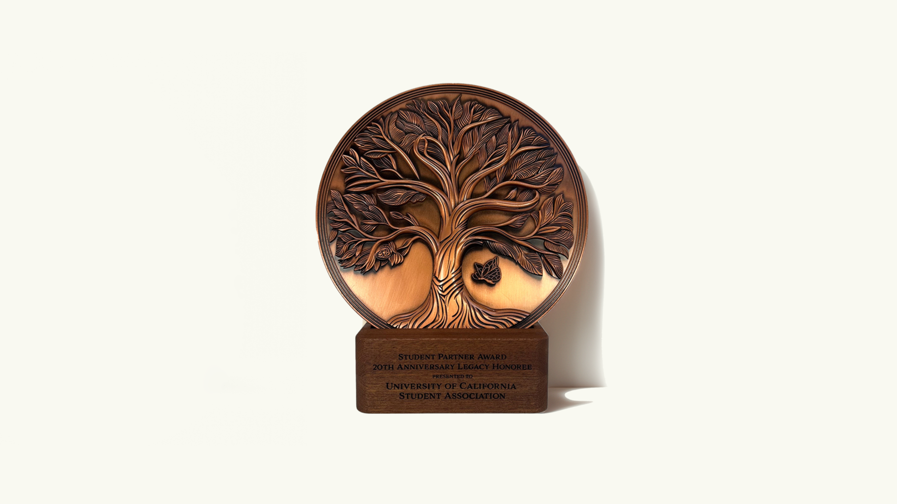 Custom elevated medallion for the Wounded Warrior Project by Bennett Awards