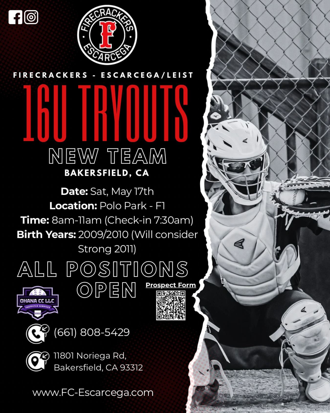 🧨🧨🧨New FC 16U Team Tryouts🧨🧨🧨
We are pleased to announce tryouts for our new FC 16U team, led by an experienced coaching staff committed to long-term development on and off the field, as well as providing recruitment opportunities and resource