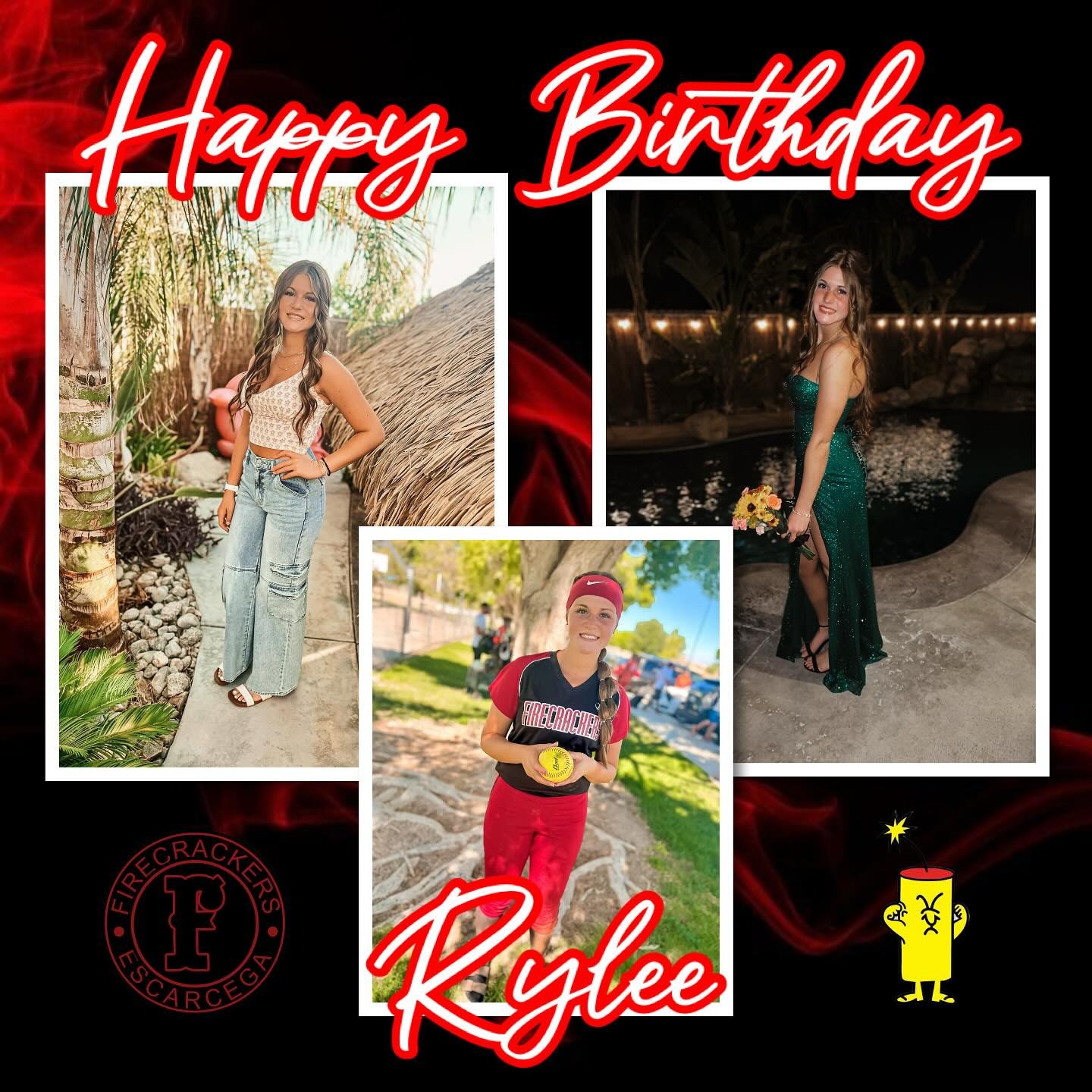 We would like to wish one of our 16U players a Happy Birthday!
Happy Birthday Rylee!!🥳🧁🧨🥎