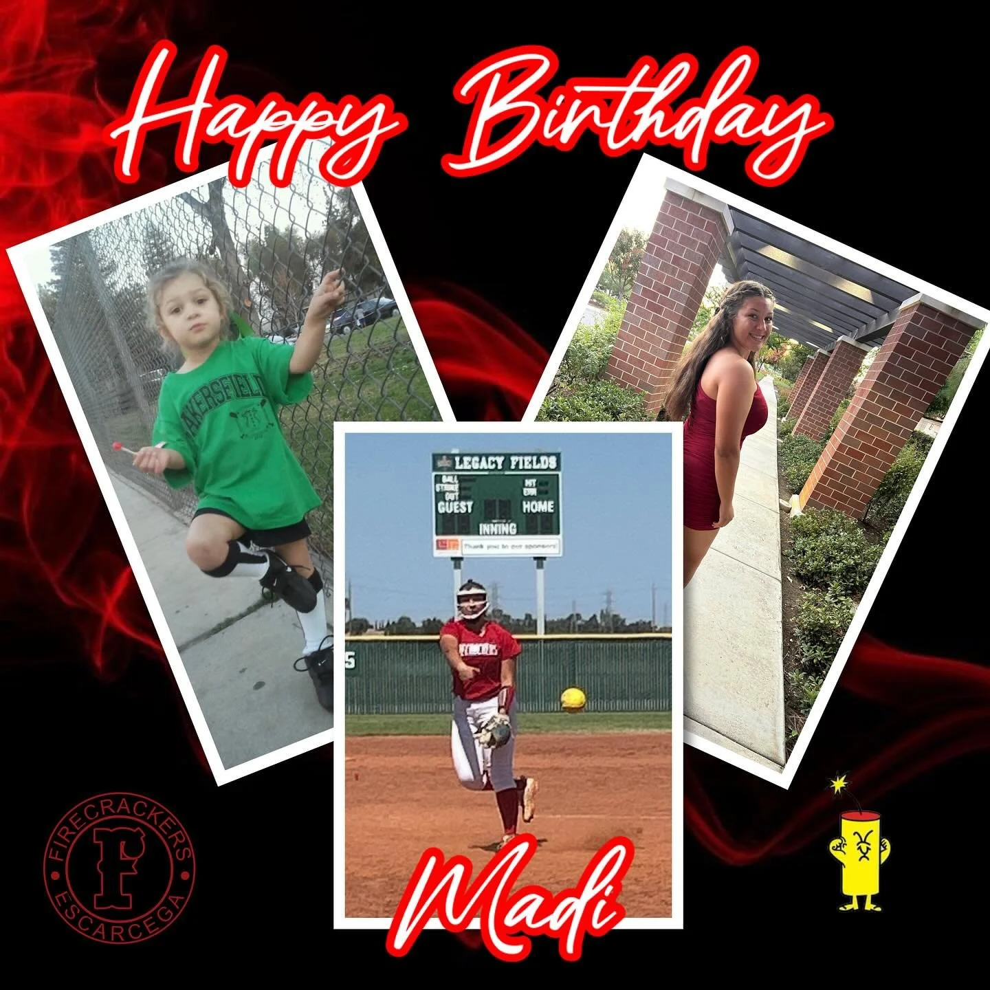 We would like to wish one of our Pitchers a Happy Birthday.
Happy Birthday Madi!! 🥳