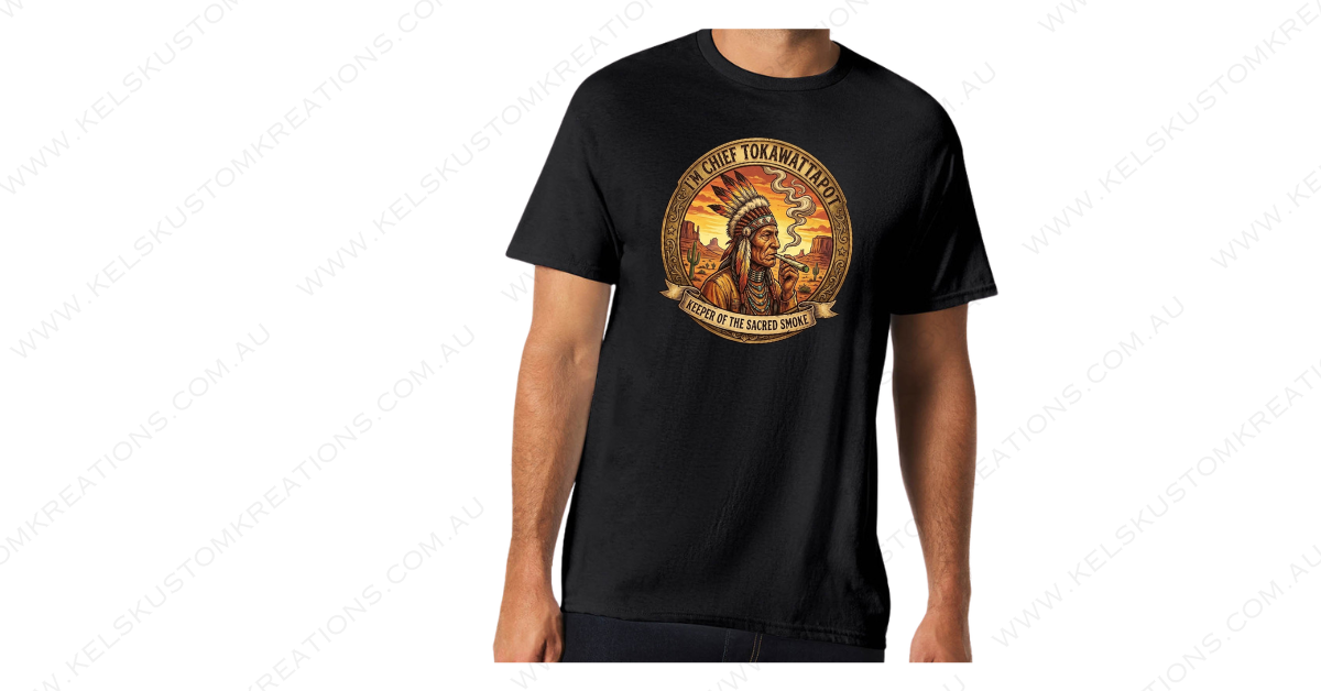 I'm Chief Tokawattapot, Keeper of the Sacred Smoke T-Shirt