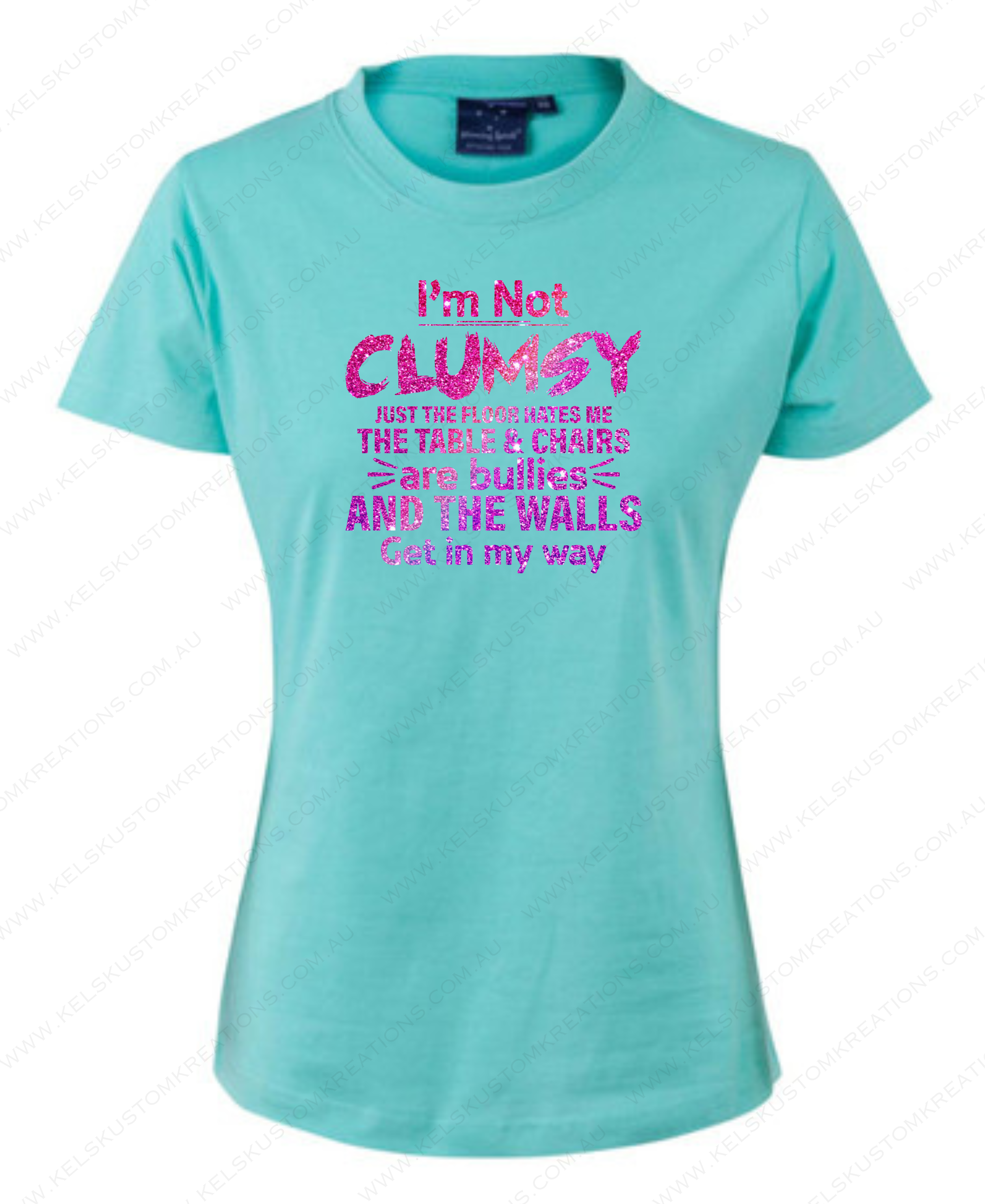 I'm not clumsy - Light Green.png