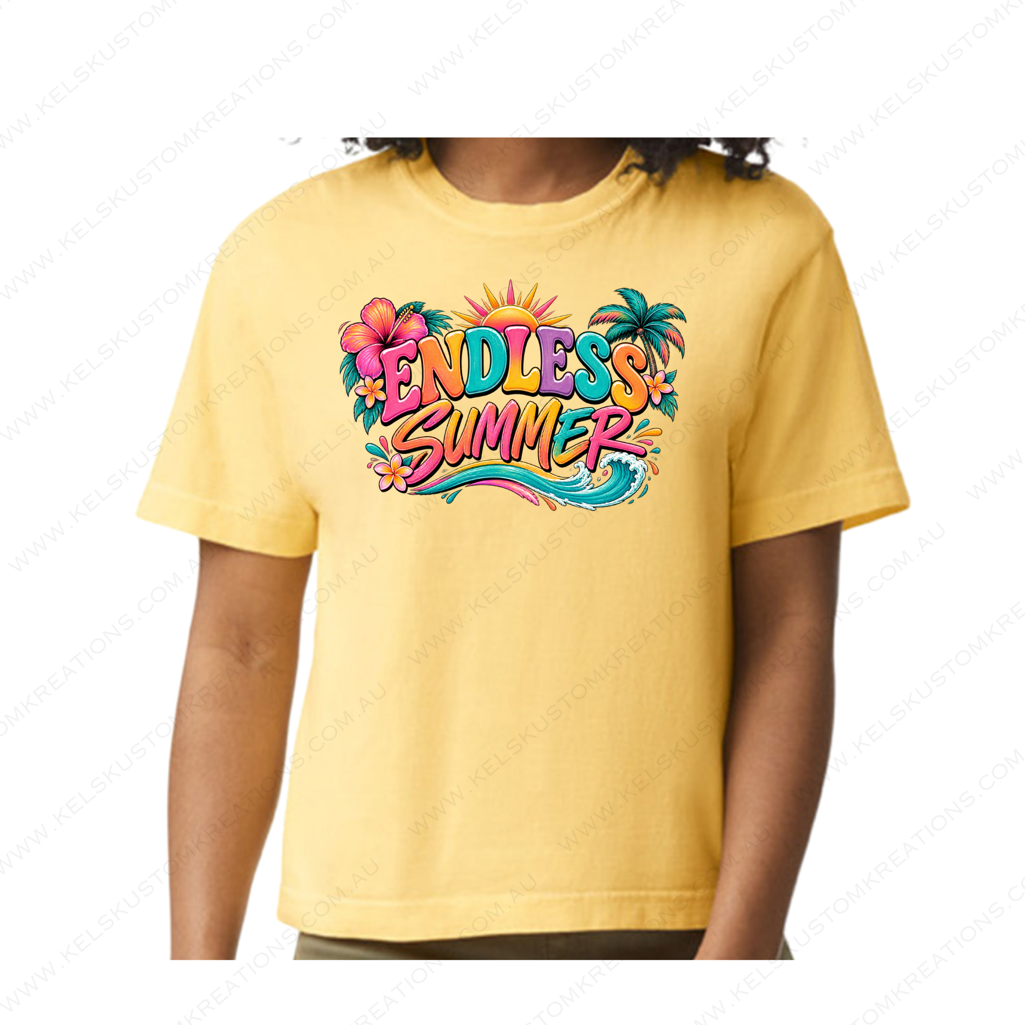 Endless Summer T-Shirt | Women's Relaxed Boxy Summer Graphic Tee