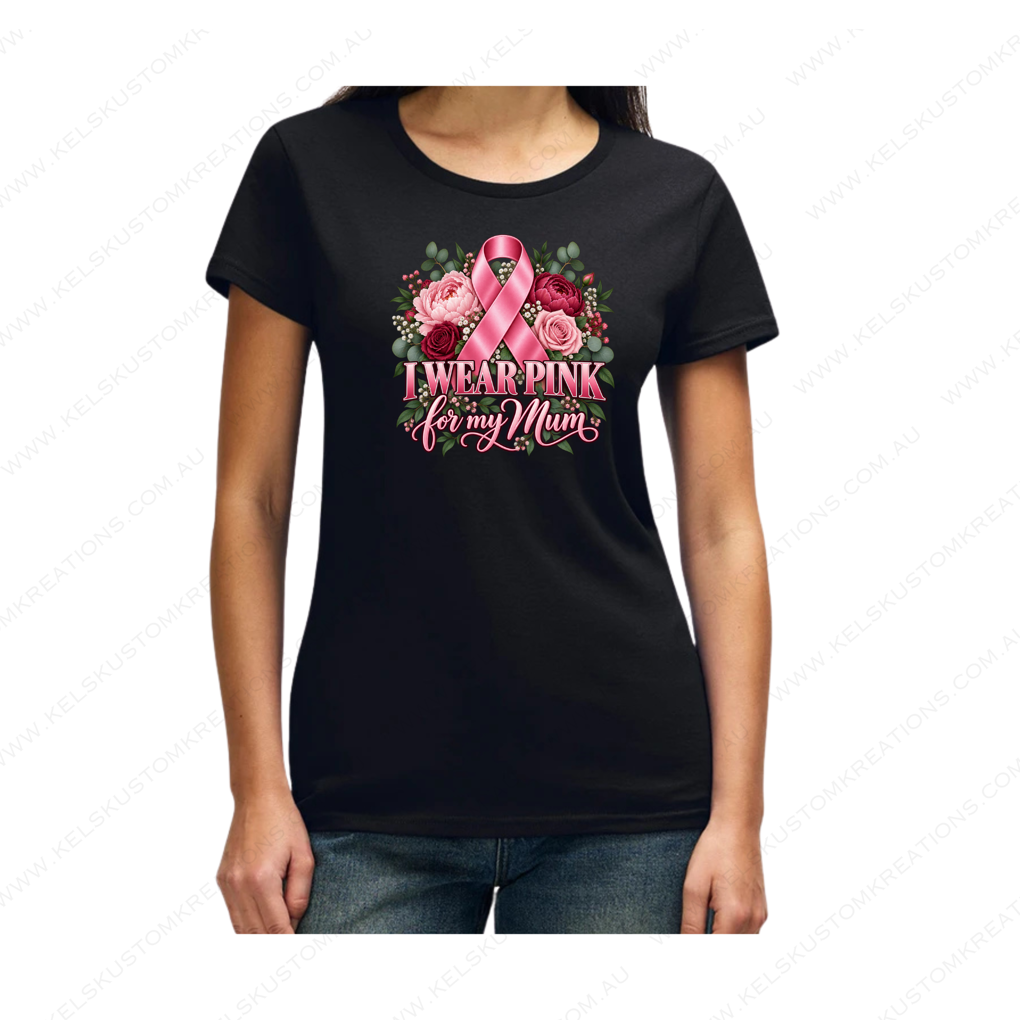I Wear Pink For My Mum-5 - Black.png