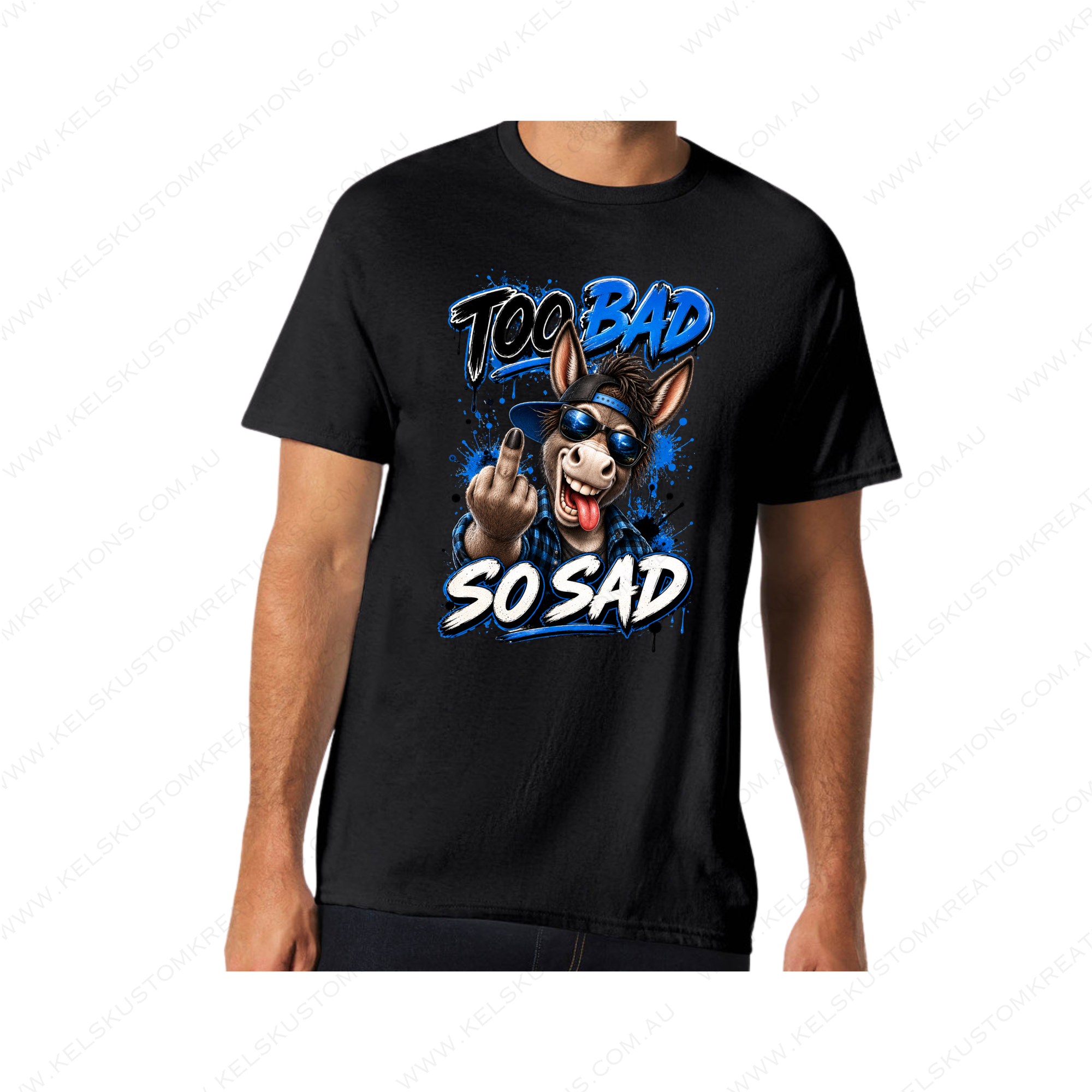 Too Bad So Sad Donkey Male Version - Black.png